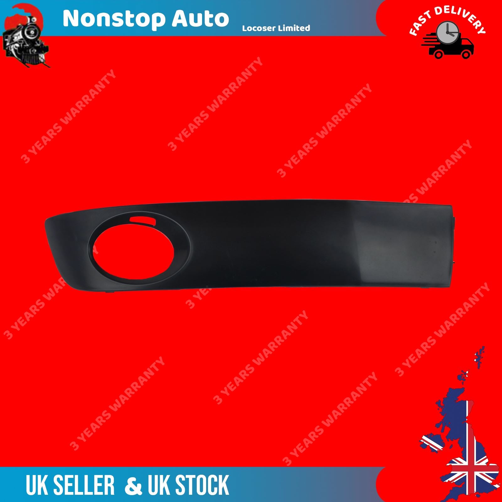FOR VW MULTIVAN FRONT BUMPER GRILL TRIM BOTTOM Fog Light PAINTABLE R 7E5807490A