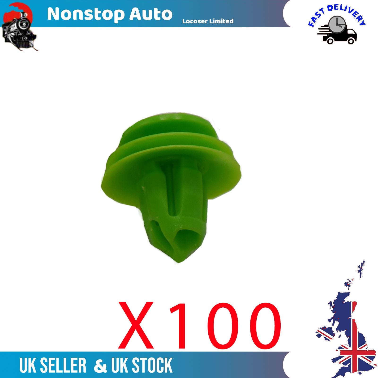 100X Door Panel Interior Trim Retainer Clips Fits Honda CR-V HR-V   91560SZW003