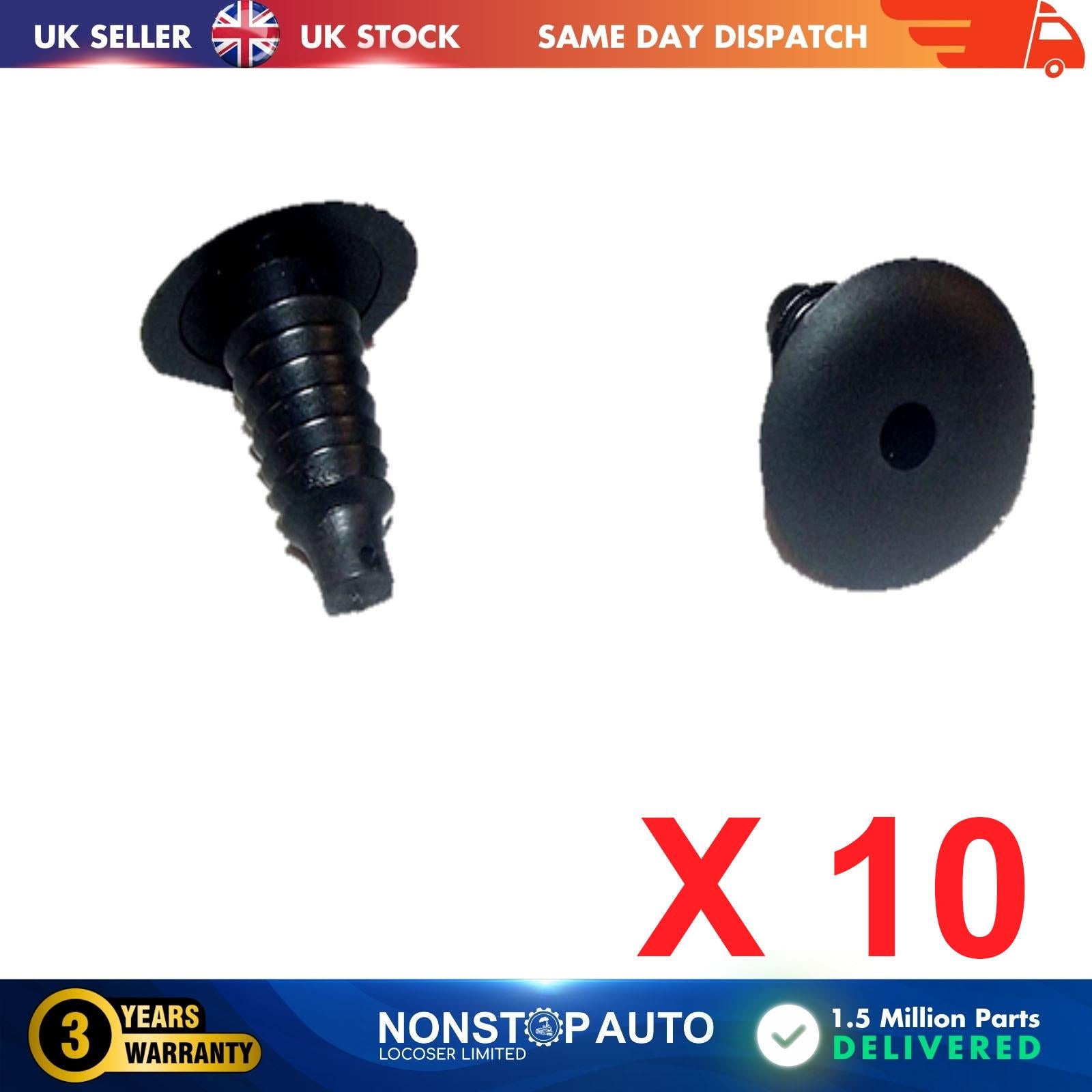 FOR AUDI TT VW GOLF Interior Door Trim Panel Boot Lining & Carpet Fastener Clips