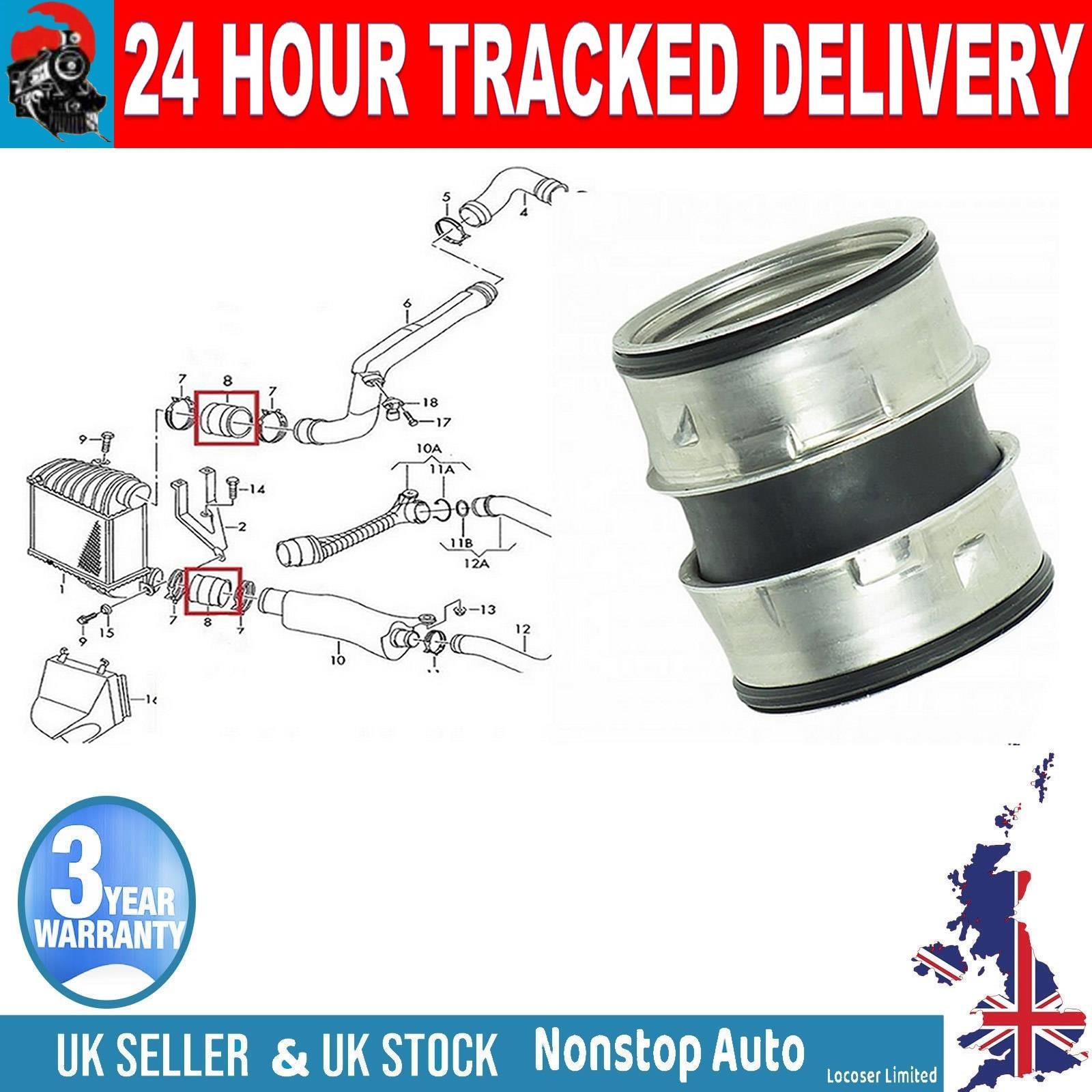 TURBO INTERCOOLER HOSE PIPE FOR AUDI A3 SEAT LEON TOLEDO II SKODA OCTAVIA I VW BORA I GOLF IV NEW BEETLE 1.9 TDI 1J0145834T