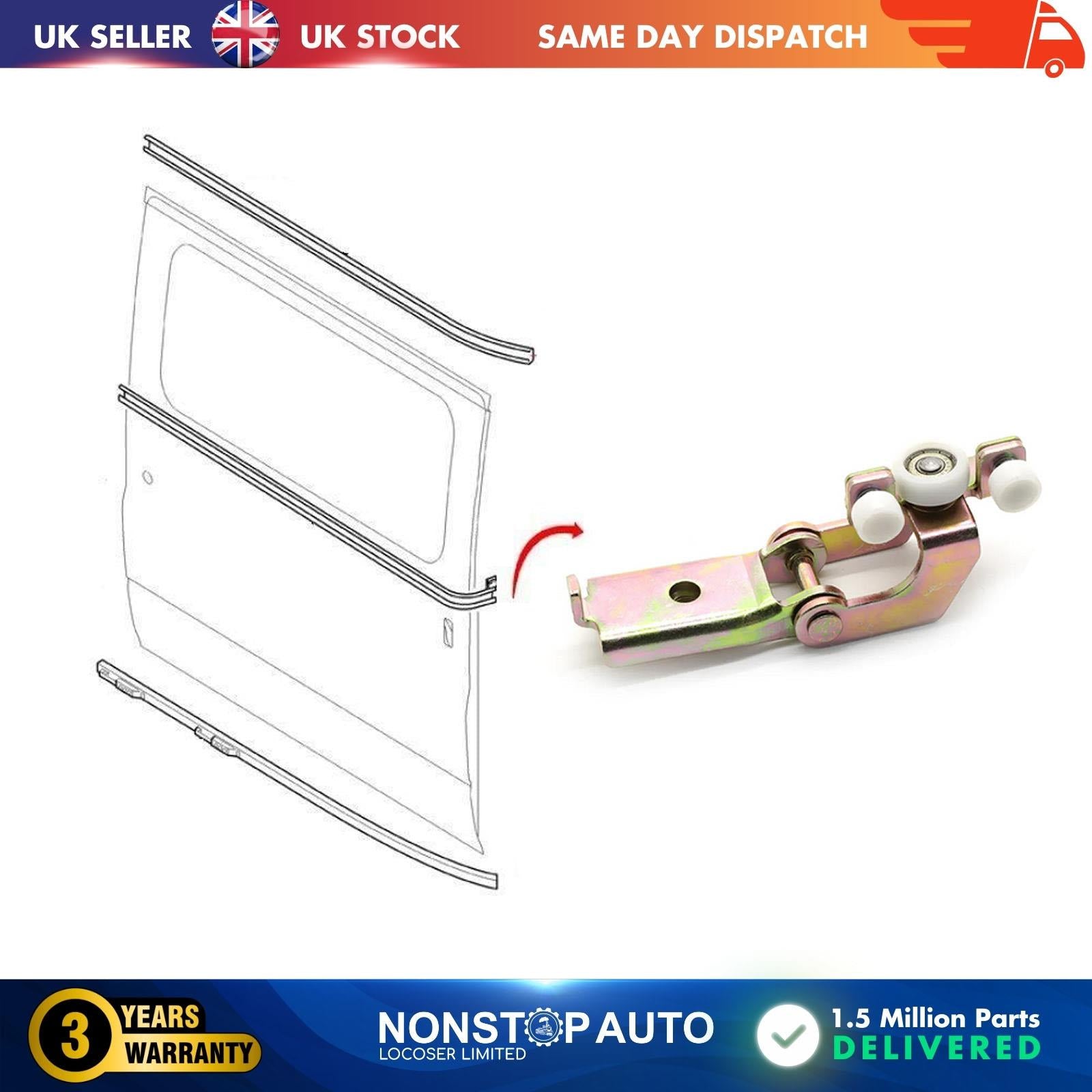 Sliding Door Roller Guide Hinge Middle Right For MERCEDES Sprinter 9017601347