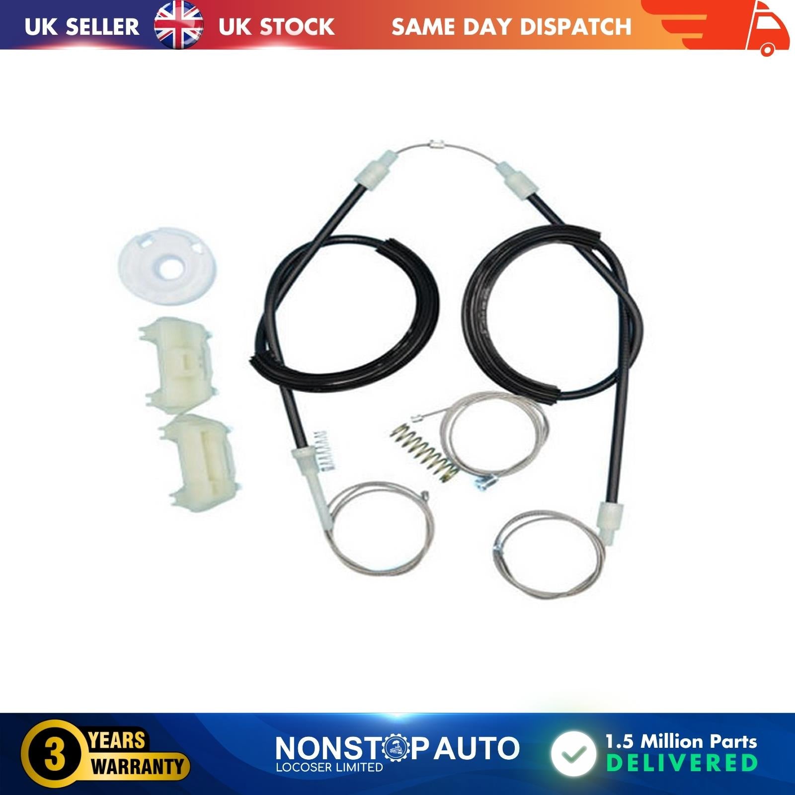 Window Regulator Repair Kit Regulator Clips Rear Left Fits Jaguar X Type