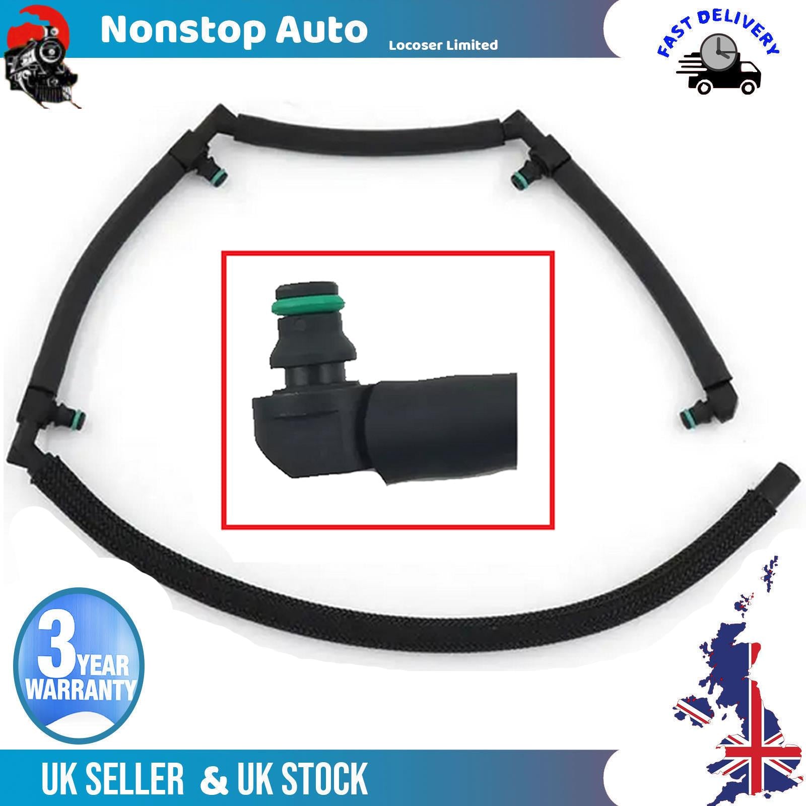 DIESEL INJECTOR LEAK-OFF FUEL RETURN PIPE FOR CITROEN PEUGEOT 2.0 HDi 1573.SR