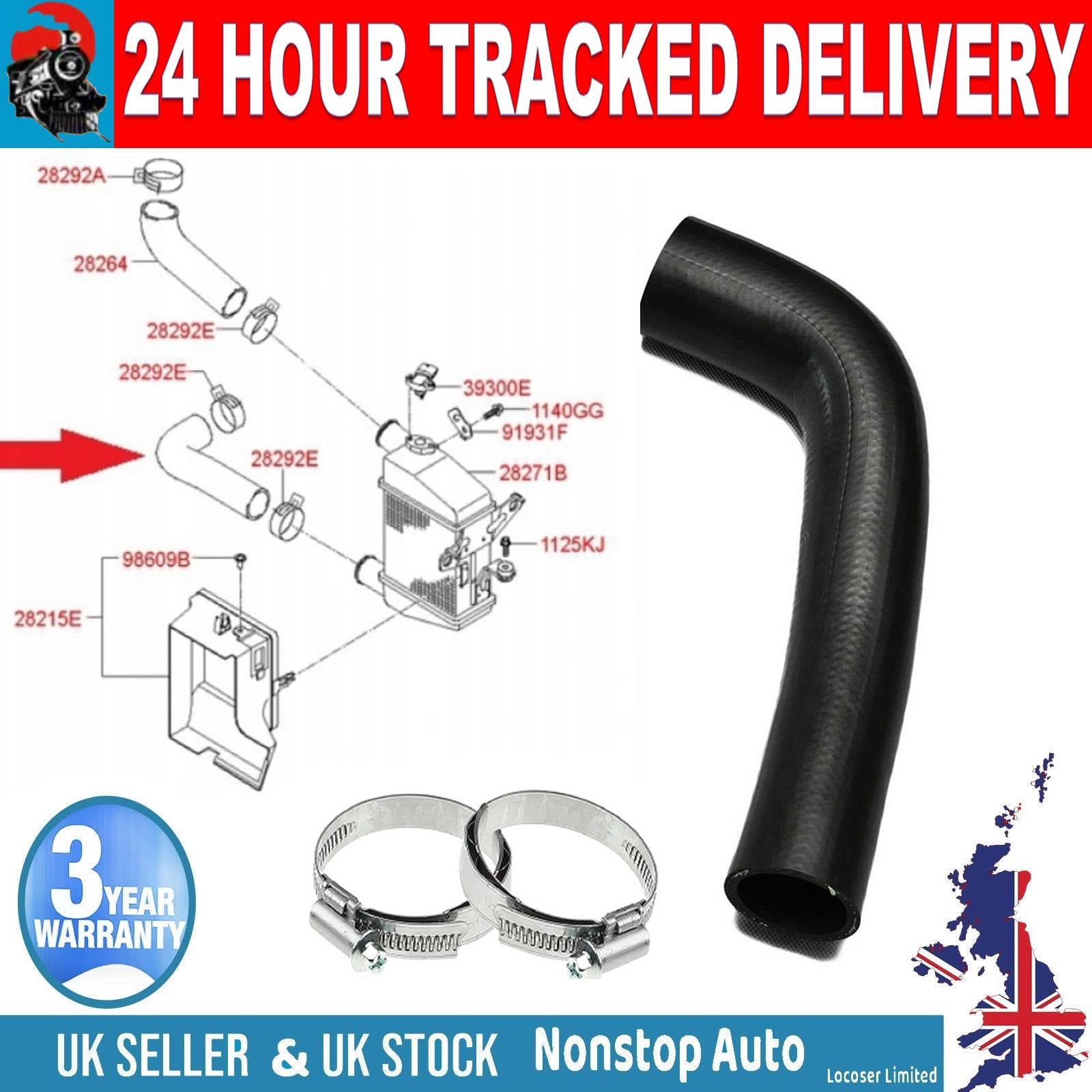TURBO INTERCOOLER TURBO HOSE PIPE FOR HYUNDAI  GETZ 1.5 CRDI   282732A501