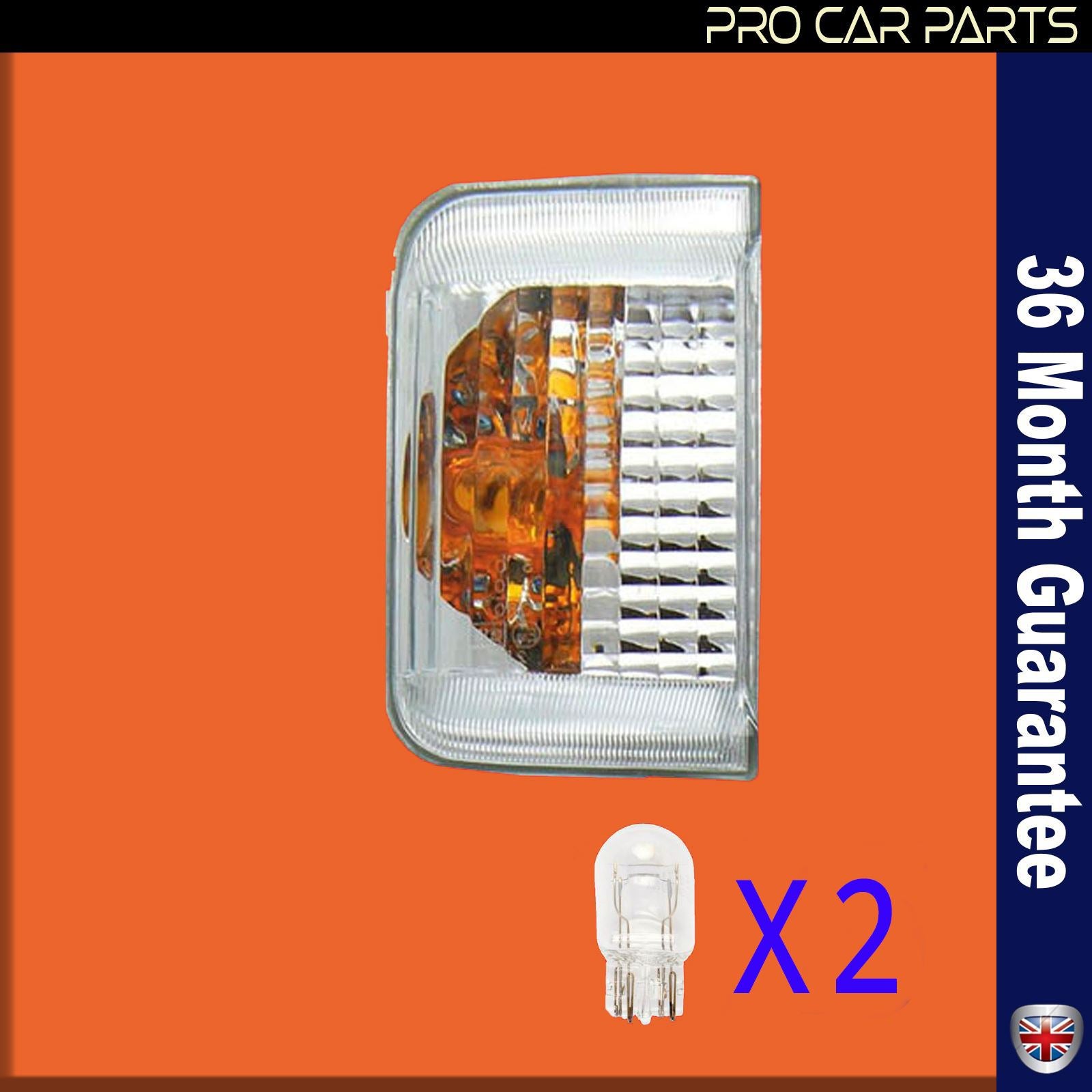 Door Wing Mirror Side Indicator Light Lens Right  For CITROEN Jumper 71748253