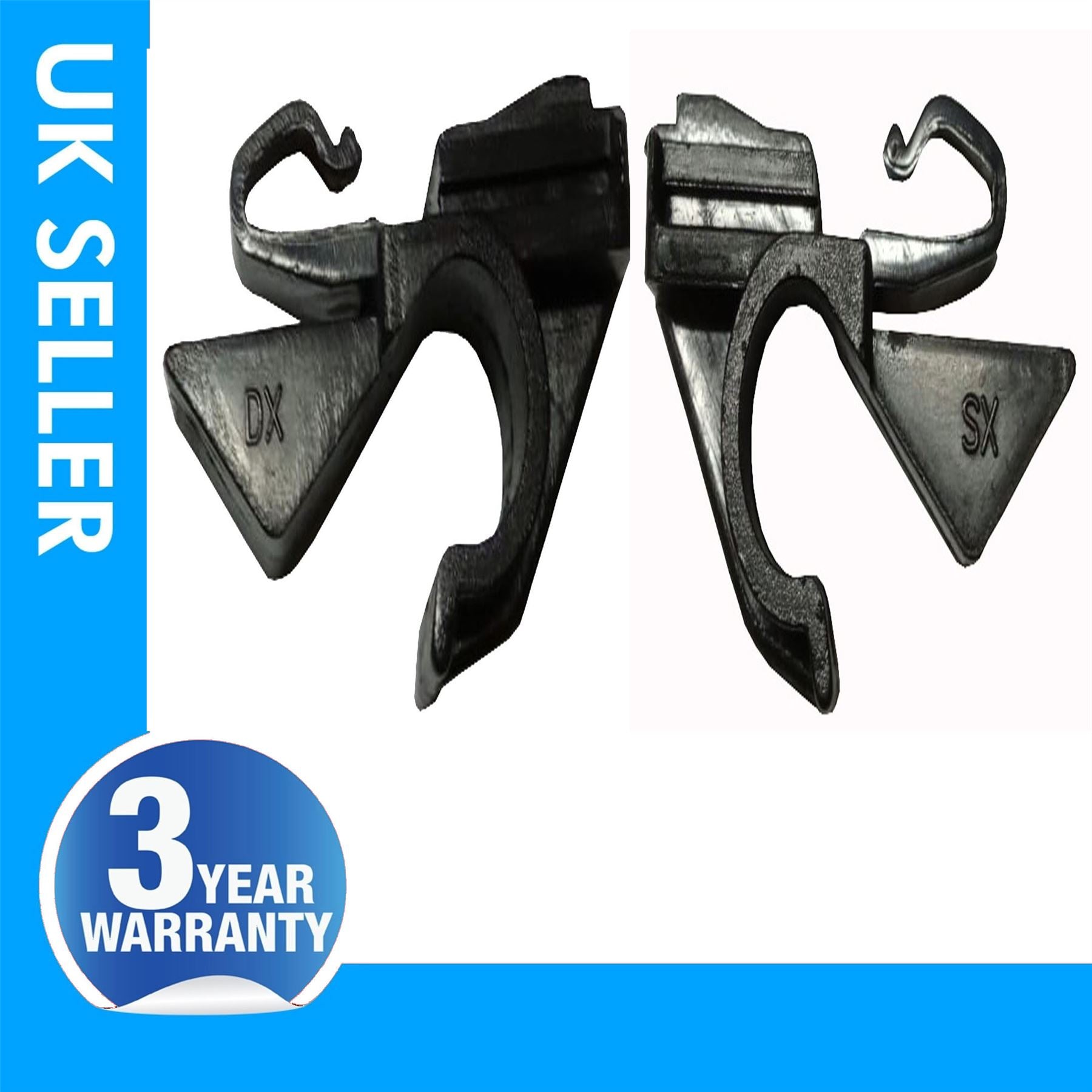 2 X Rear Parcel Shelf Clip FOR Citroen Nemo Peugoet Bipper 71719952 & 71719953