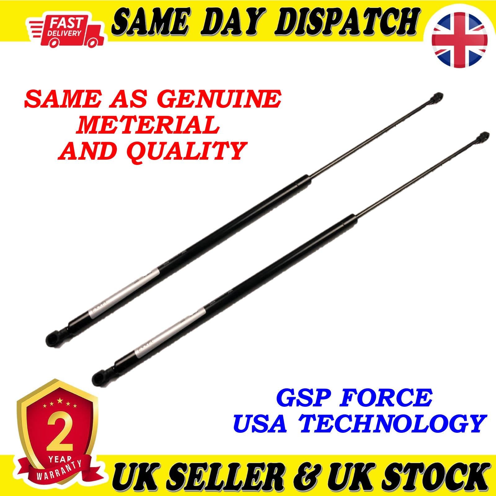2X TAILGATE BOOT GAS STRUTS 300 Newton FOR VOLVO S40 V40 30819865