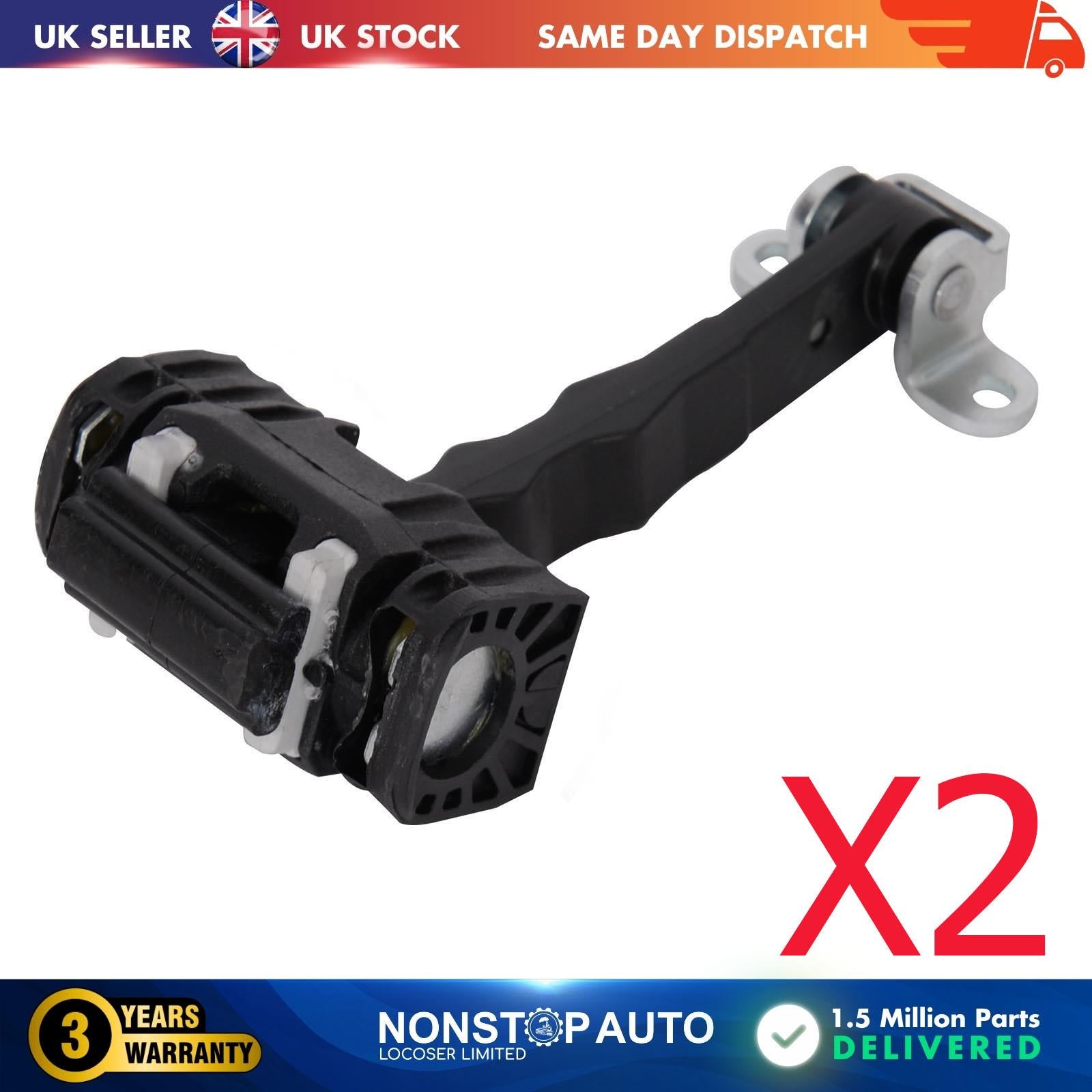 2X Door Hinge Check Strap Front Left and Right Side For ALFA ROMEO 159 60690659