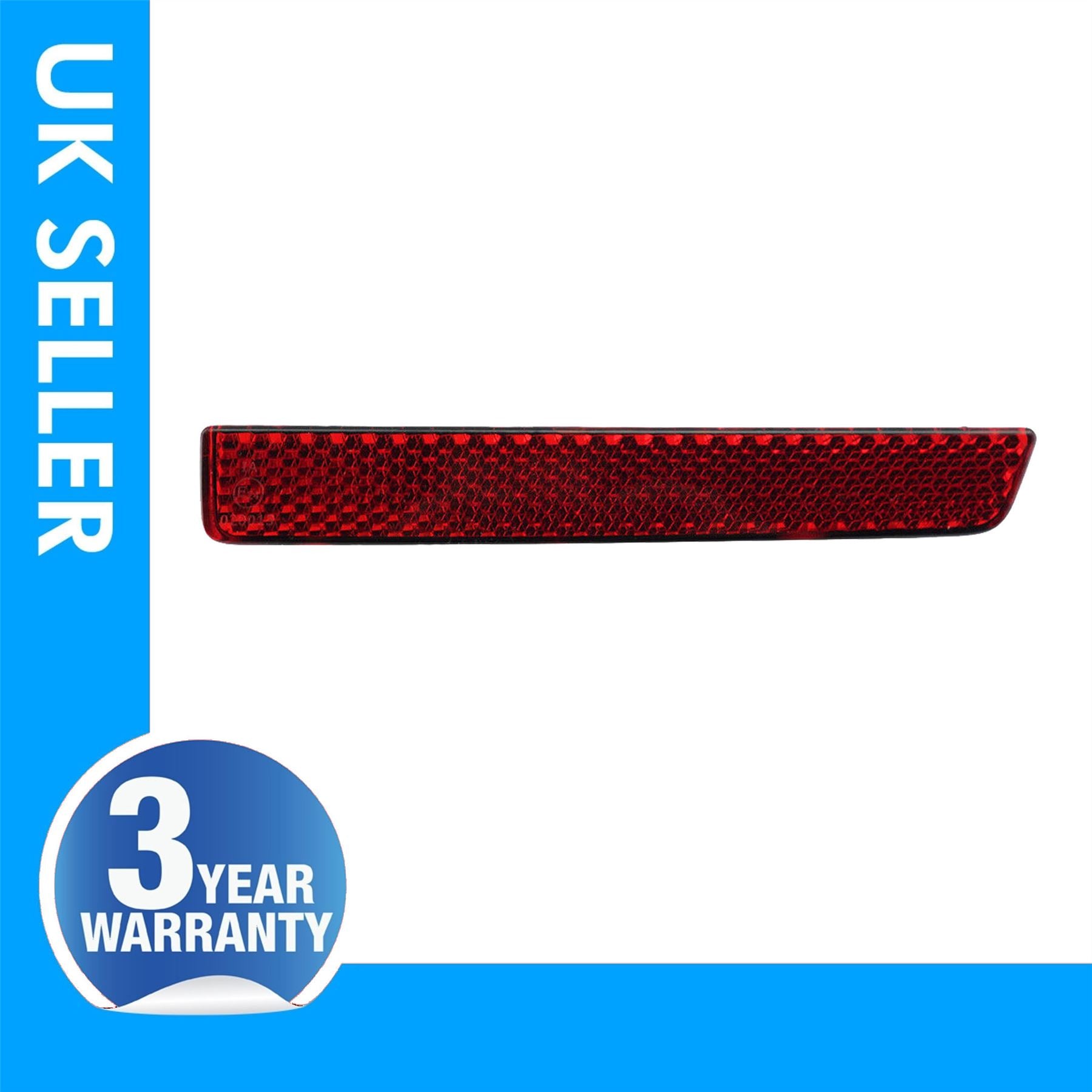 Rear Bumper Reflector Right Side FOR Fiat Doblo Mk3 Vauxhall Combo D 51810677