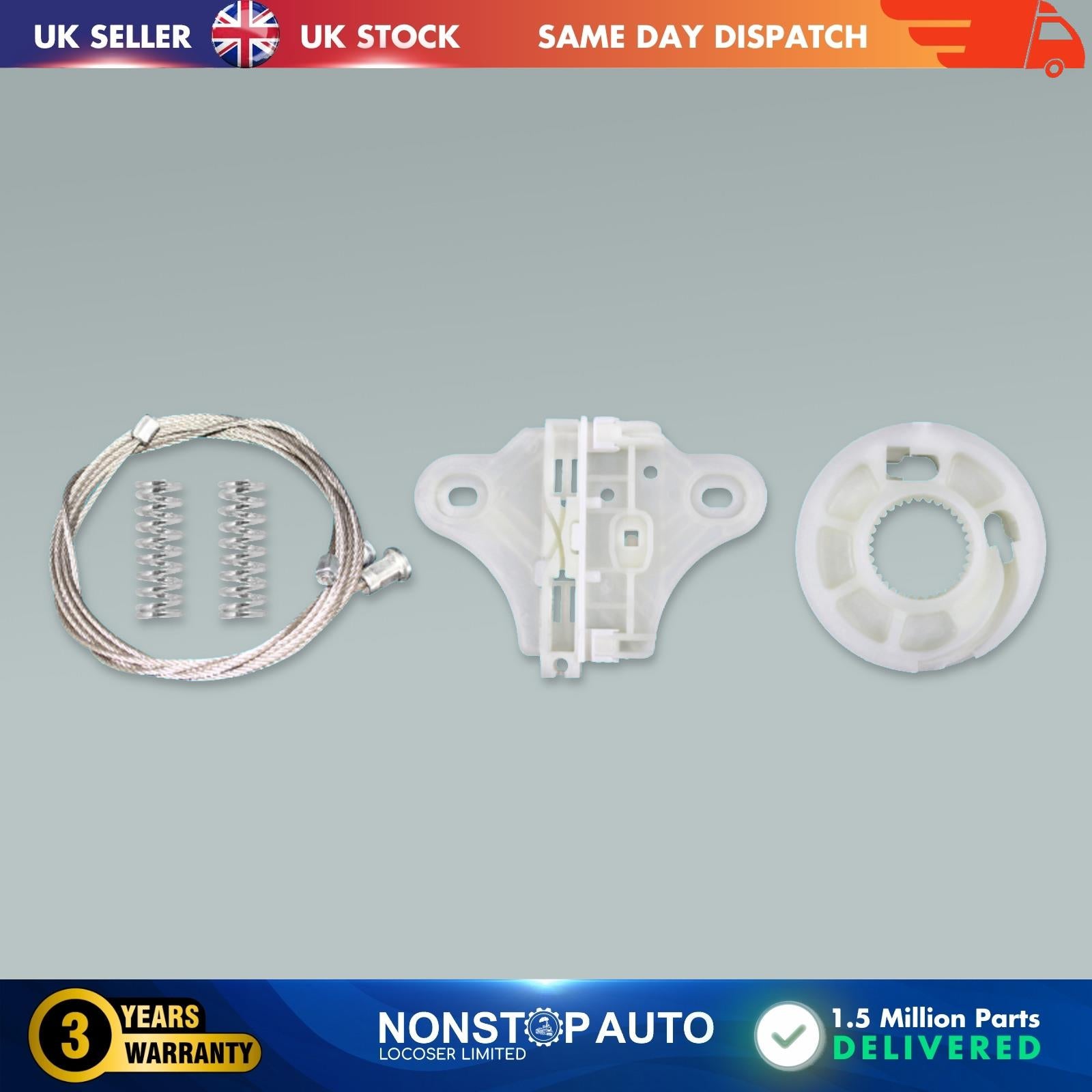 Window Regulator Repair Kit Rear Right Side Fits Renault Clio Mk4