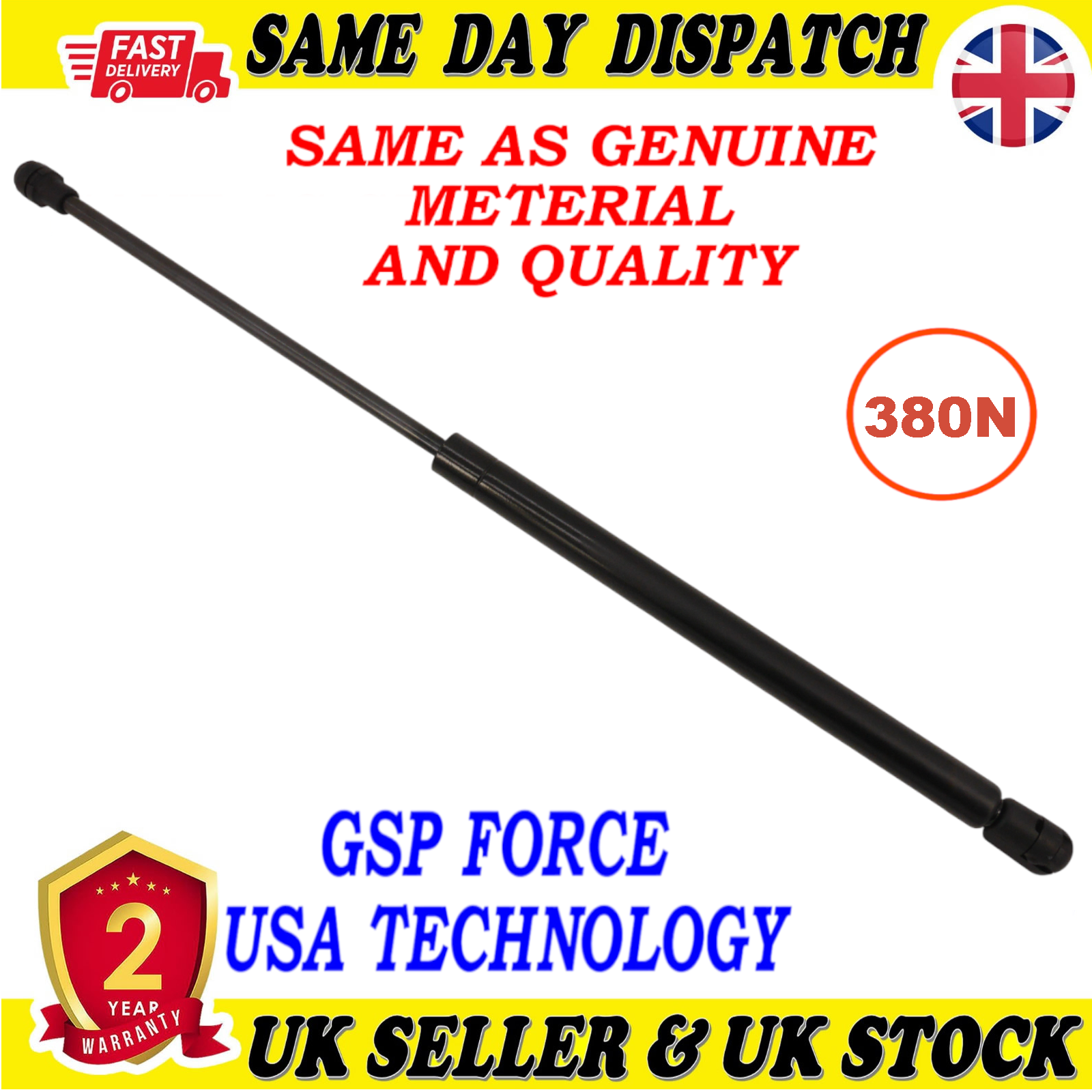 TAILGATE BOOT GAS STRUTS 380 Newton FOR VOLVO XC90 30634580