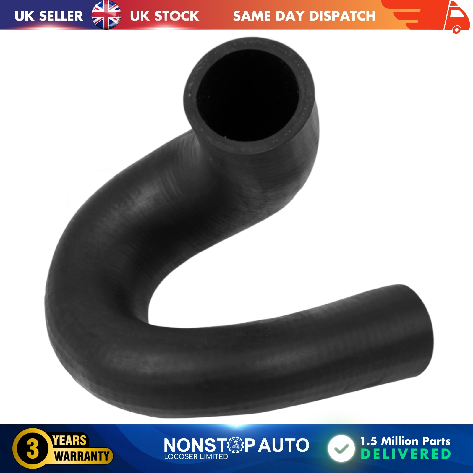 UPPER RADIATOR COOLANT HOSE FOR VAUXHALL CORSA B (S93) 1.2 1337504