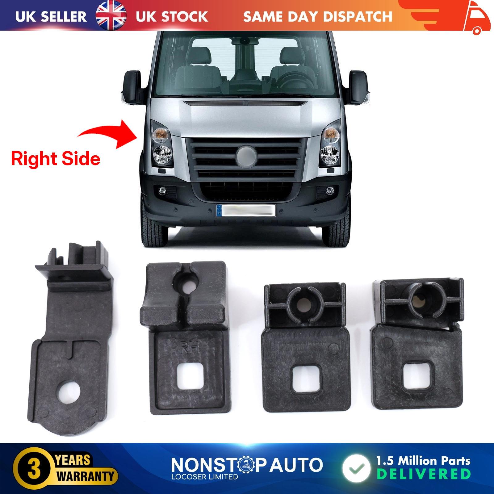 Headlight Repair Kit Bracket Mount Clips Right For VW Crafter 2006-16 2E0998226