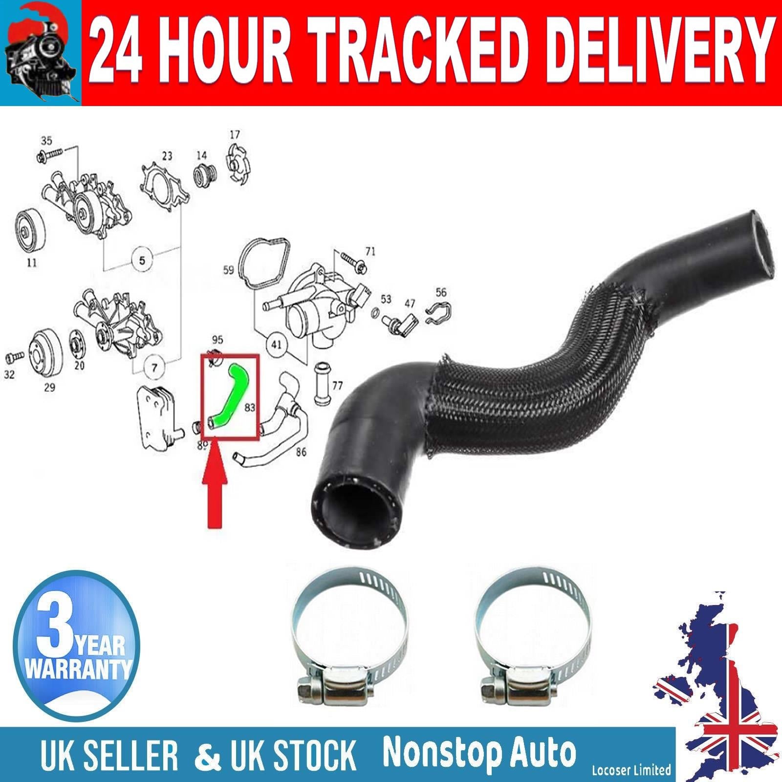 RADIATOR HOSE PIPE FOR MERCEDES Sprinter Vito 6112030582