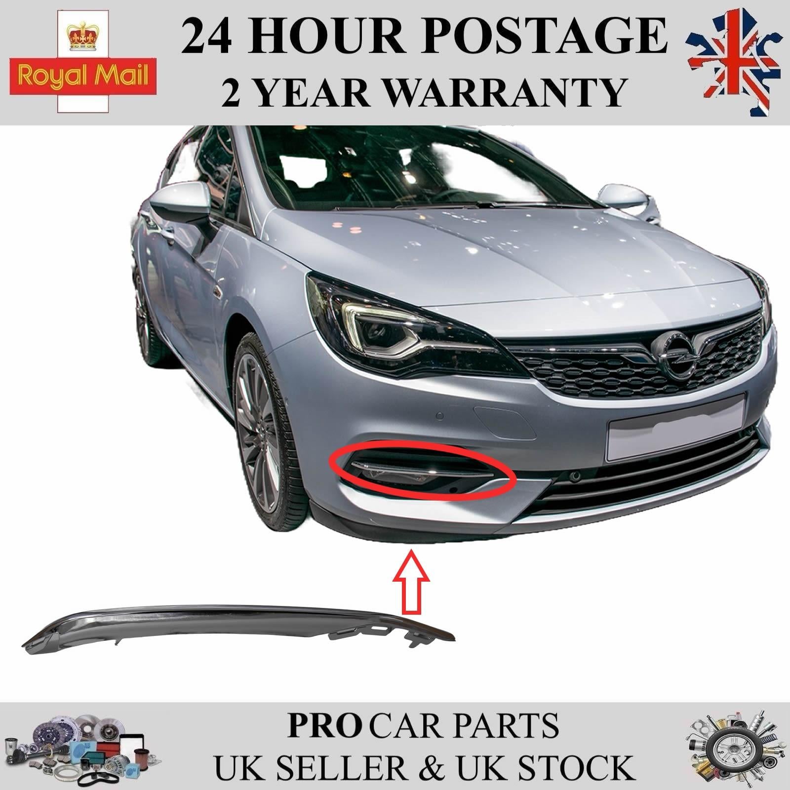 Fog Light Grill Moulding Front Right For VAUXHALL Astra K 2019-2022 39206358