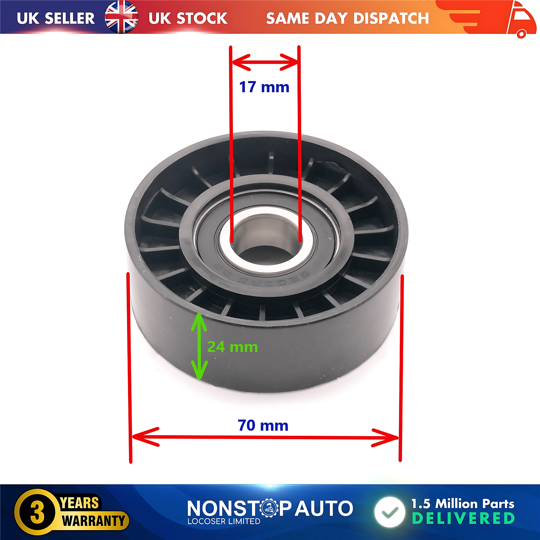 Fan Belt Tensioner Pulley V Ribbed Belt Idler For FORD Galaxy I 1.9 SEAT Alhambra 1.9 VW Sharan 1.9