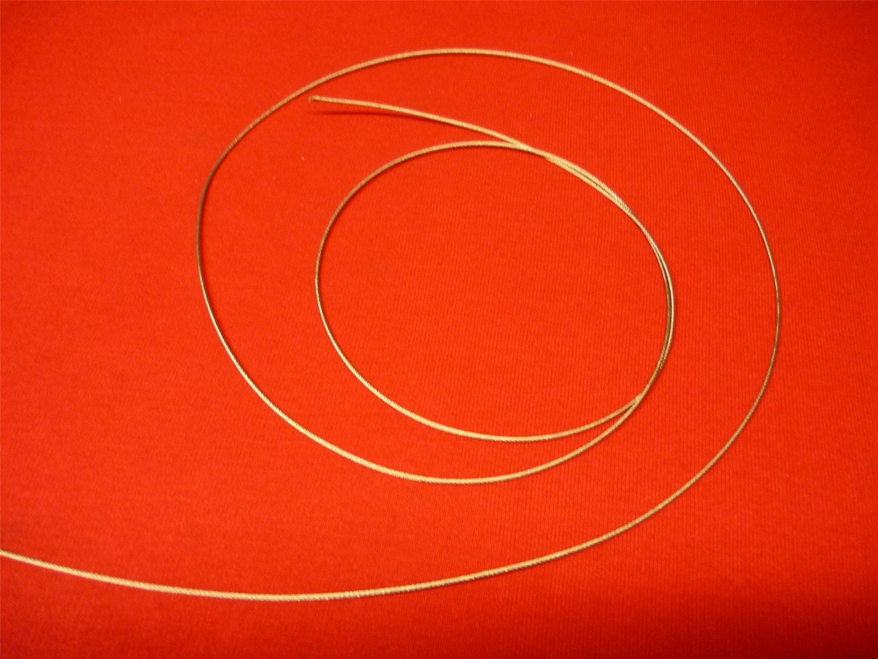 window regulator cable rope wire galvanized 2000 mm / 1 mm thickness