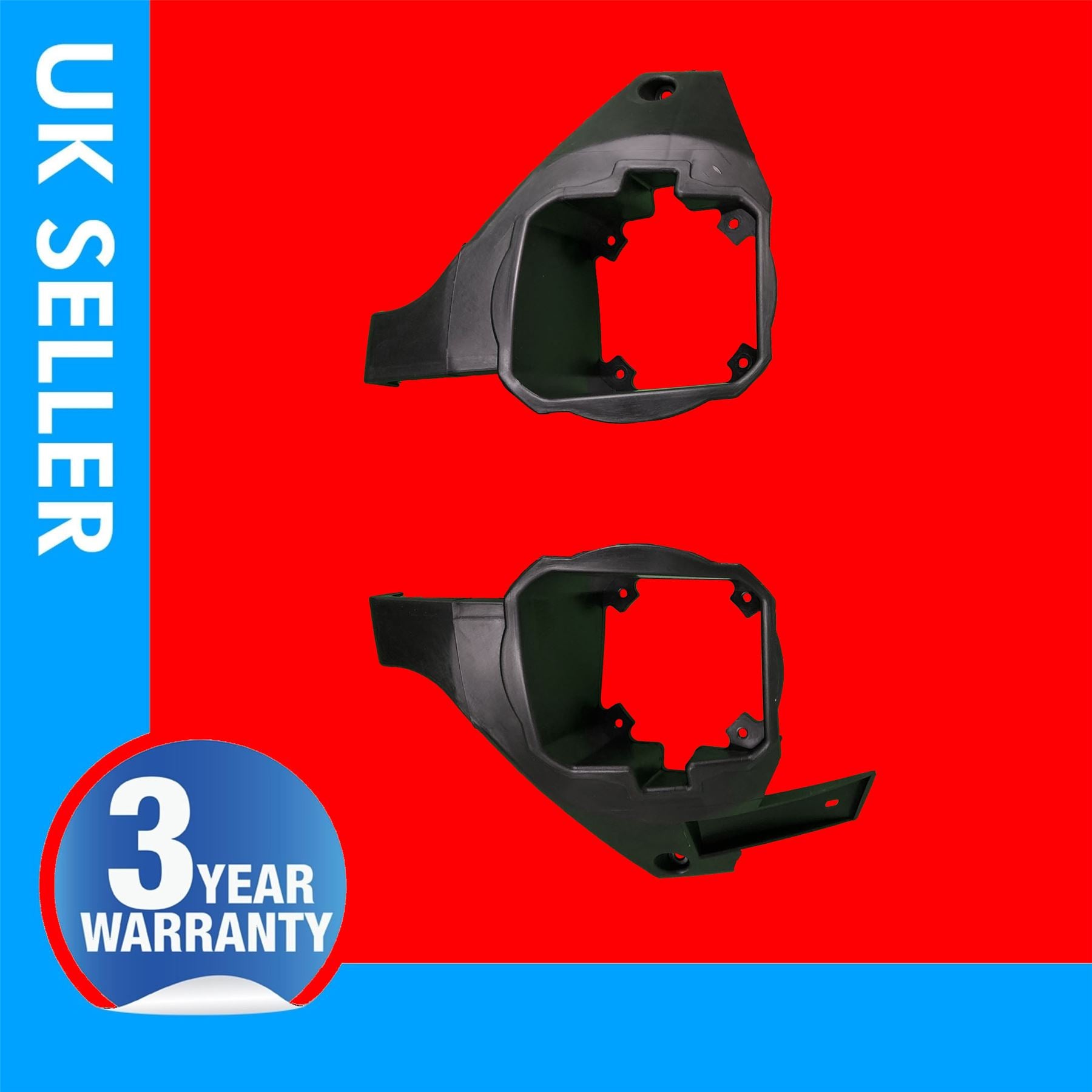 2X FOR CITROEN BERLINGO PEUGEOT PARTNER Fog Light GRILL FRAME 7416.49