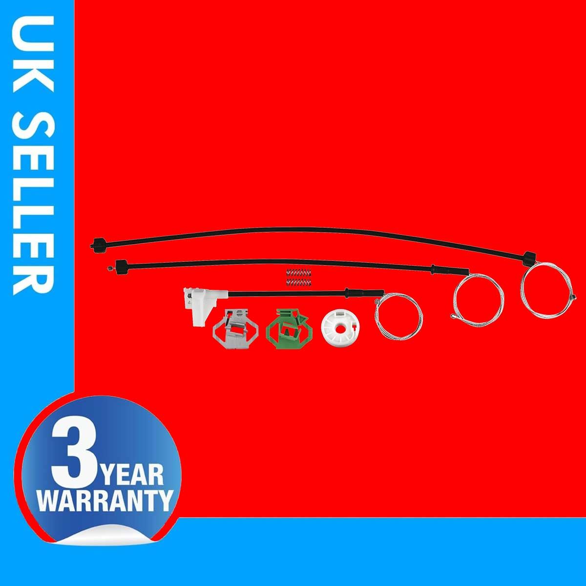 Window Regulator Repair Kit Front Right For VW Polo Classic 1993 - 1999
