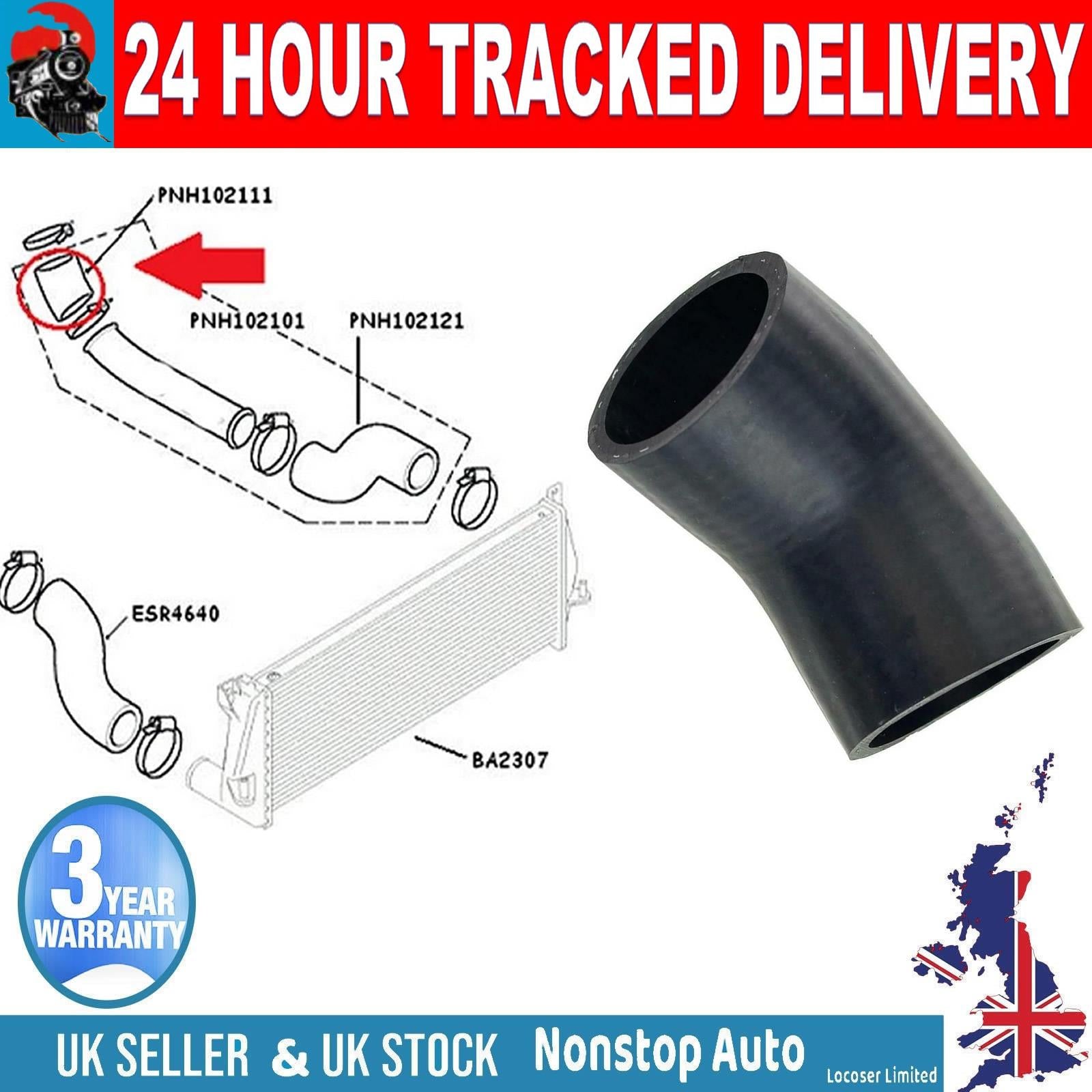 TURBO INTERCOOLER TURBO HOSE PIPE FOR LAND ROVER  DISCOVERY II 2.5 TD  PNH102110