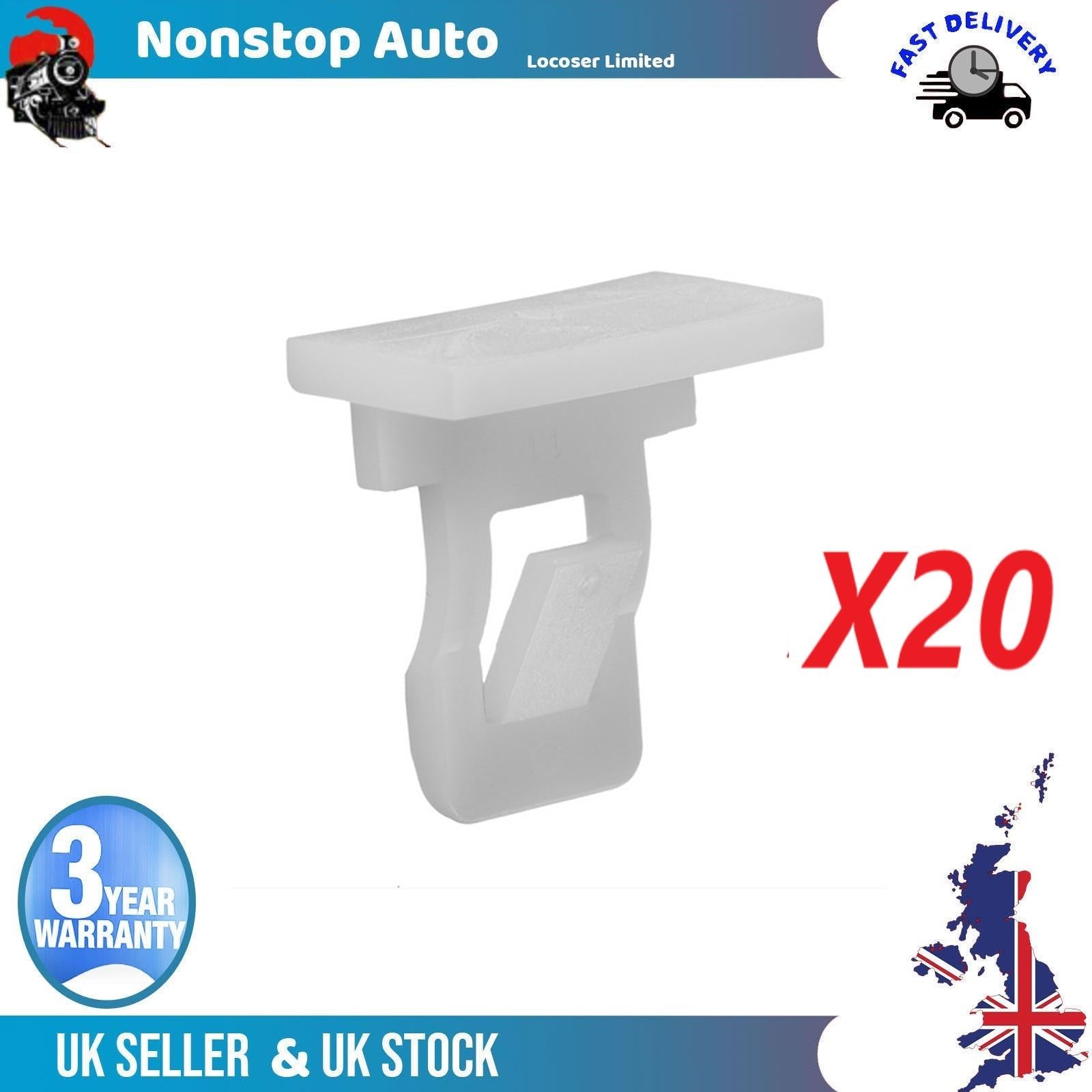 20X Front & Rear Bumper Retainer Clips For TOYOTA 76853-10010
