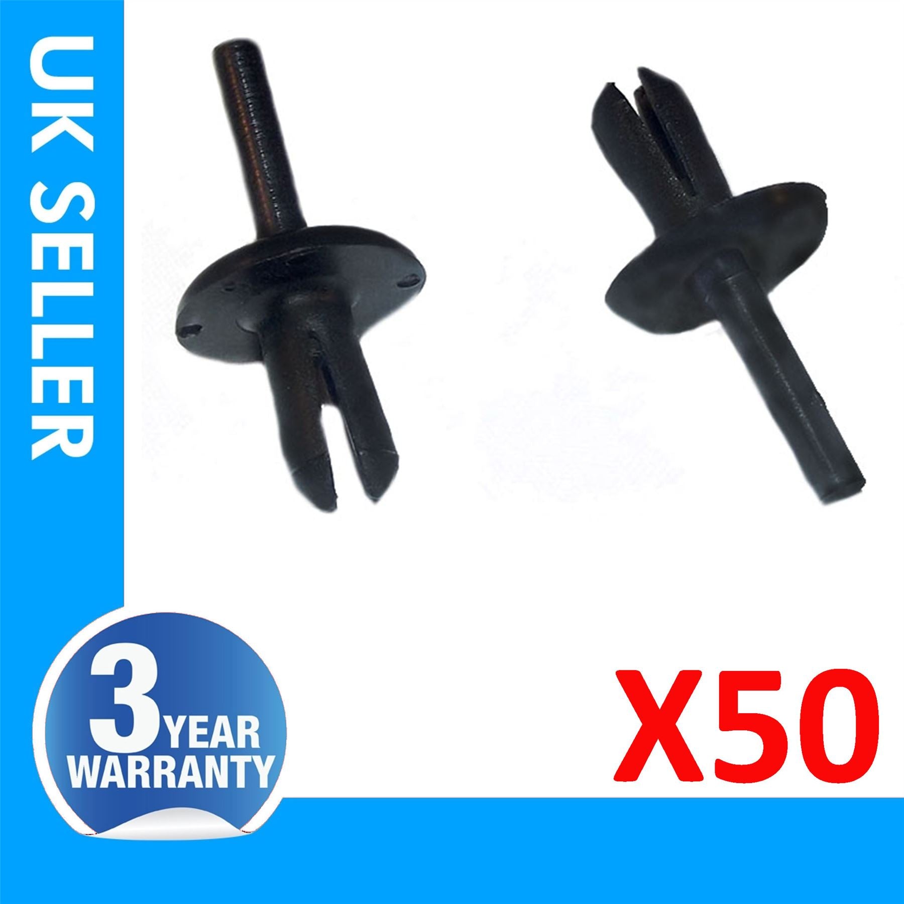 50X For Mercedes A Series Volvo 740 Vauxhall Opel Wheel Arch Moulding Panel Splash Guard Clips 0009904529