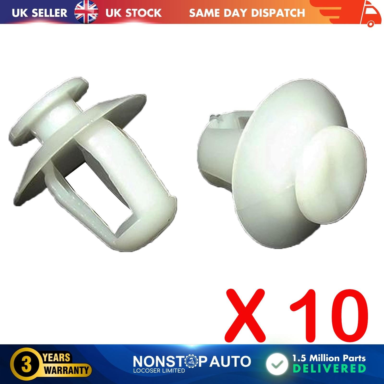 20X Door Moulding Body Panel Trim Strip Clips For PEUGEOT Partner 306 406 407