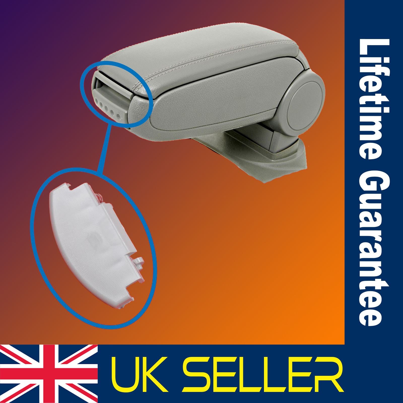 VOLKSWAGEN / SEAT / SCODA Centre Console Armrest Lid Latch Clip & Catch