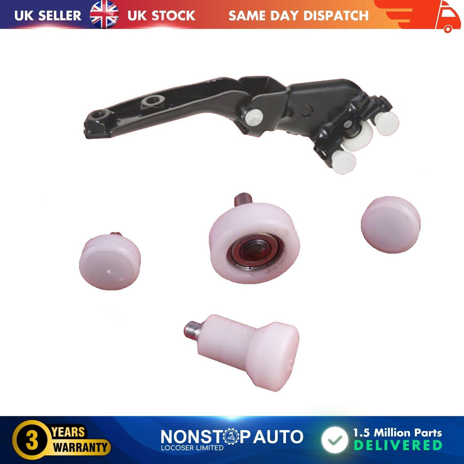 Sliding Door Roller Hinge Bottom Top Right Side Fits VW Caddy III IV  2K0843398A