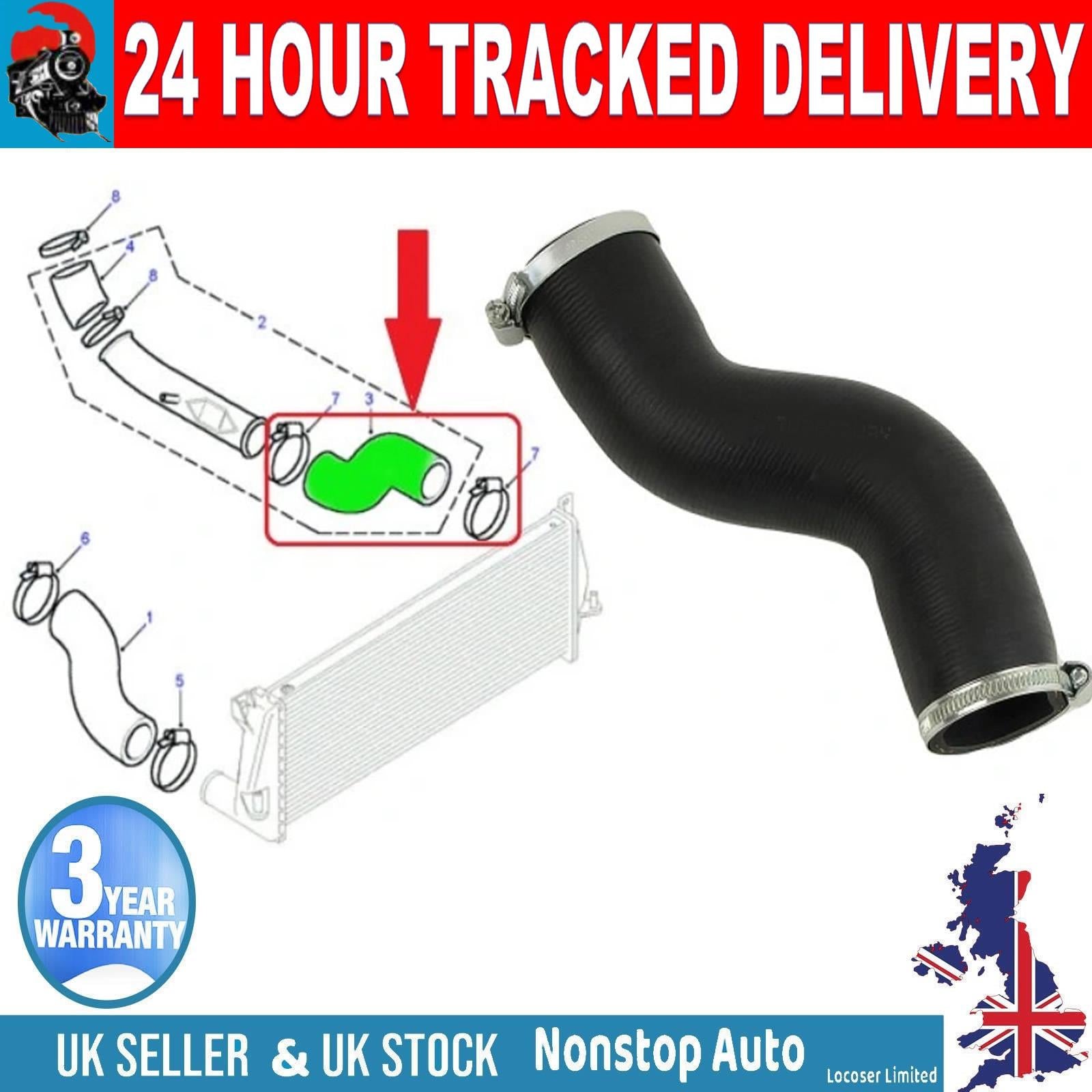 TURBO INTERCOOLER HOSE PIPE FOR  LAND ROVER DISCOVERY II 2.5 Td5  PNH102120