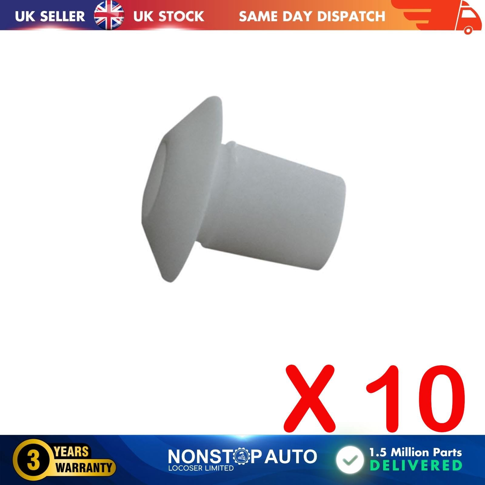 10X Trim Panel Clips For AUDI LAND ROVER VOLKSWAGEN 3B0867334 MWC3136 EYC101460