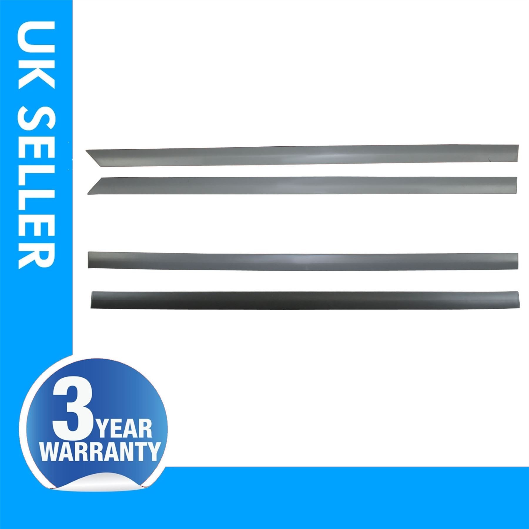4 X Door Moulding Panel Strap Paintable Front & Rear Vauxhall Opel Vectra C 5171074