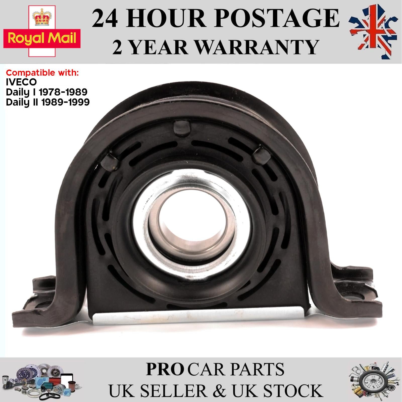 Propshaft Support Bearing 35 x 17 mm Fits IVECO Daily I II 42536526