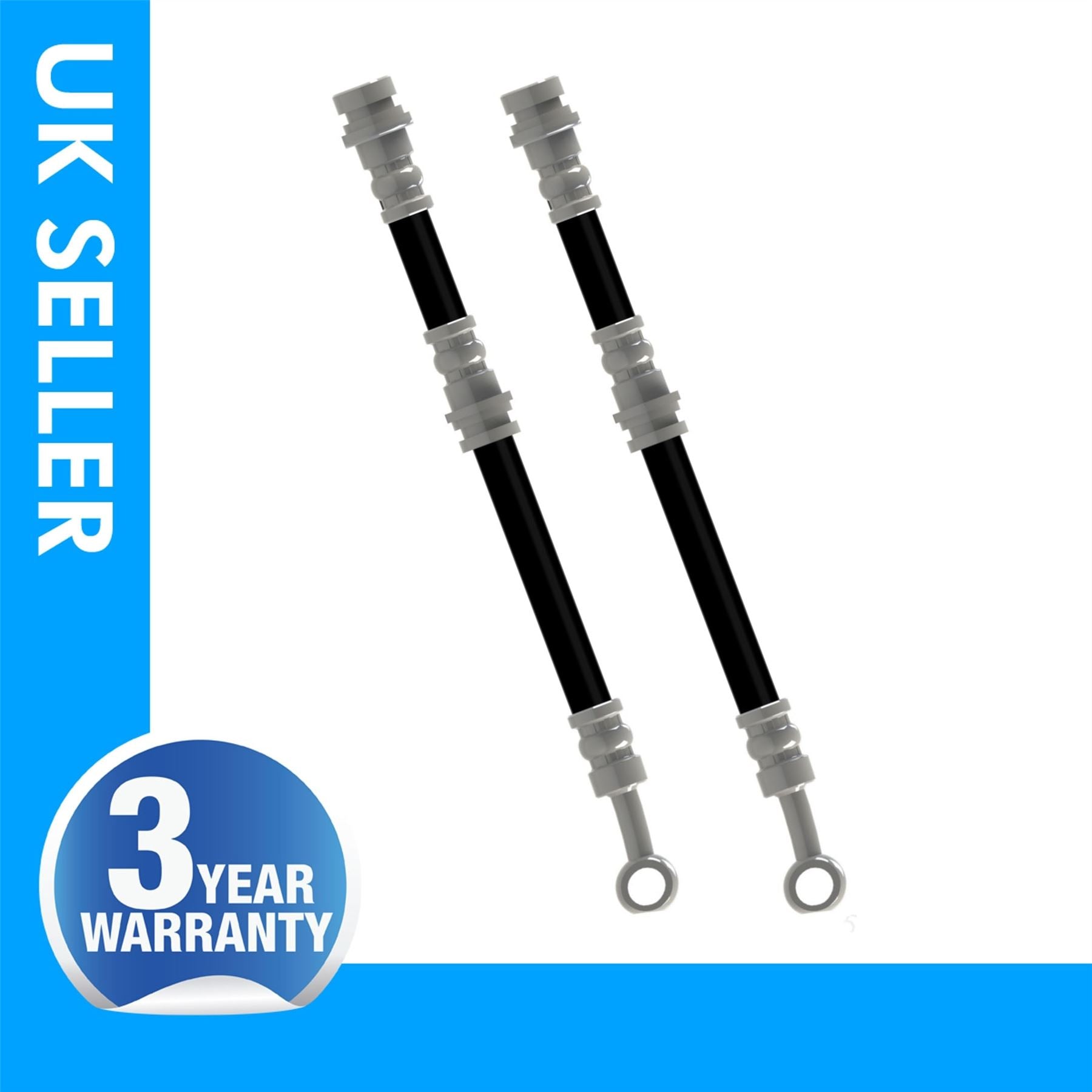 2X Front brake hose Pipe For SUZUKI Cultus II Swift II Subaru Justy II