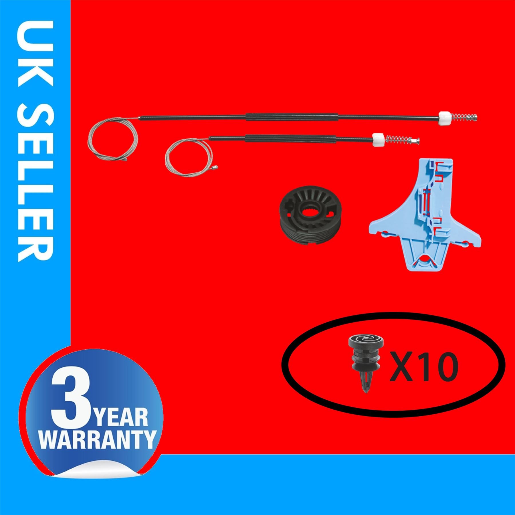 FOR VW AMAROG Window Regulator Repair KIT FRONT Left HAND SIDE