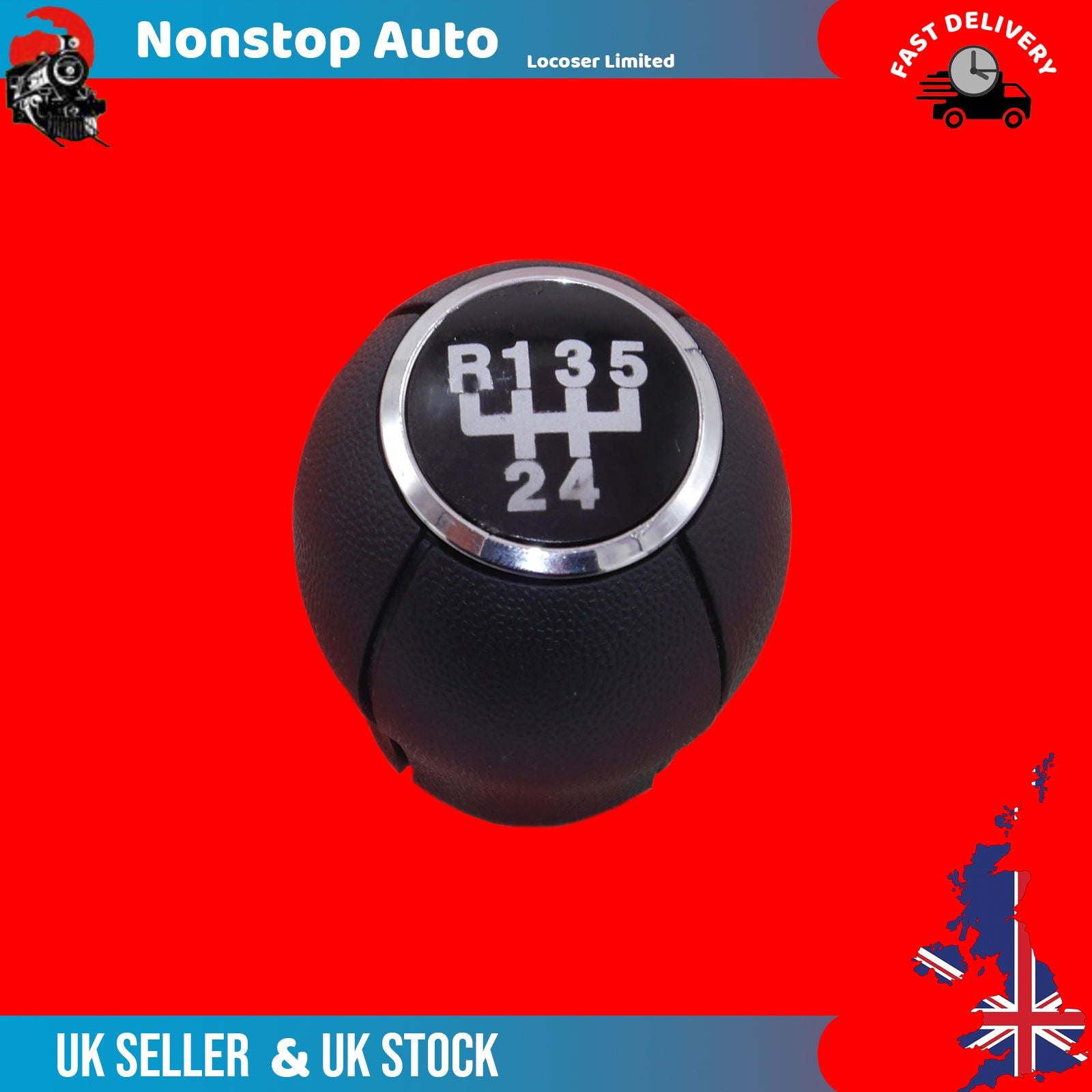 Gear Knob Shift 5 Speed Stick Fits Vauxhall Astra G 5738737