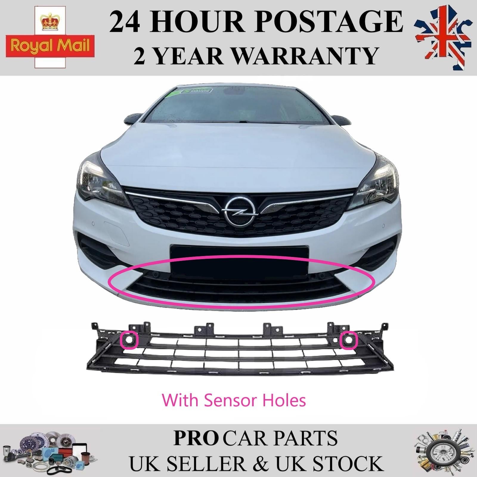 Front Bumper Lower Center Grill For VAUXHALL Astra K 39163512