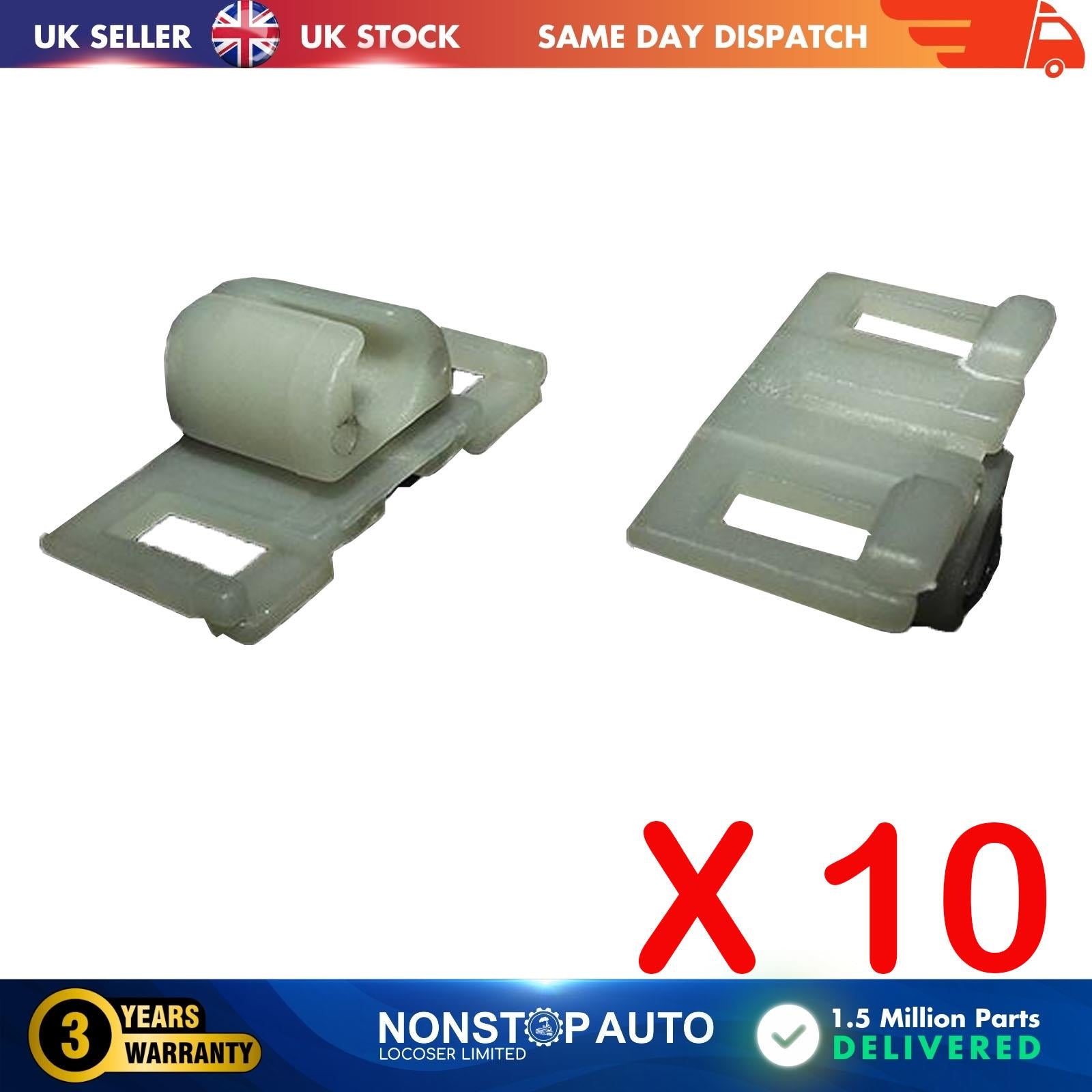 10X Cable Pipe Clips For RENAULT