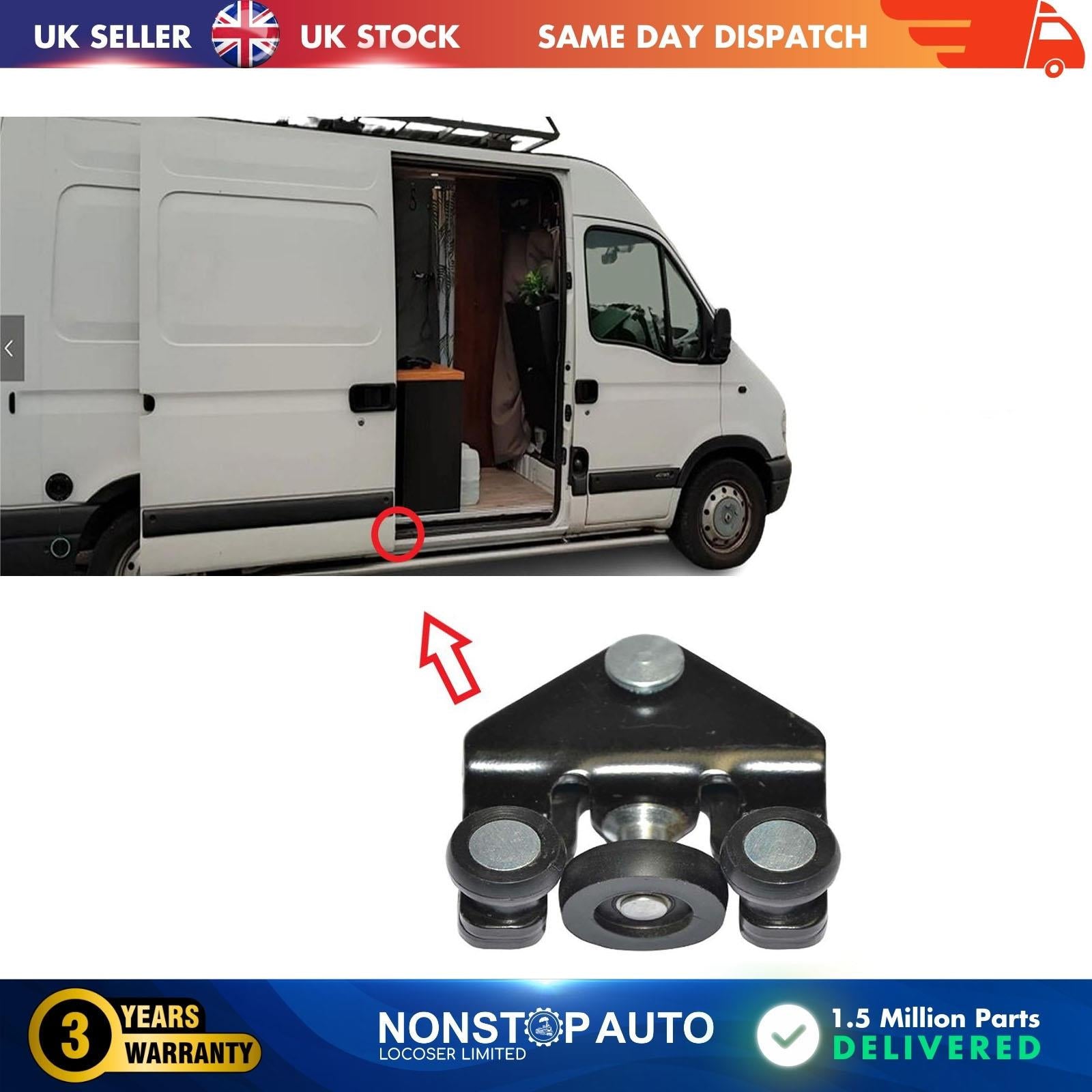 Sliding Door Roller Guide Hinge Bottom Right or Left For RENAULT Master II VAUXHALL Movano A NISSAN Interstar 8200080754