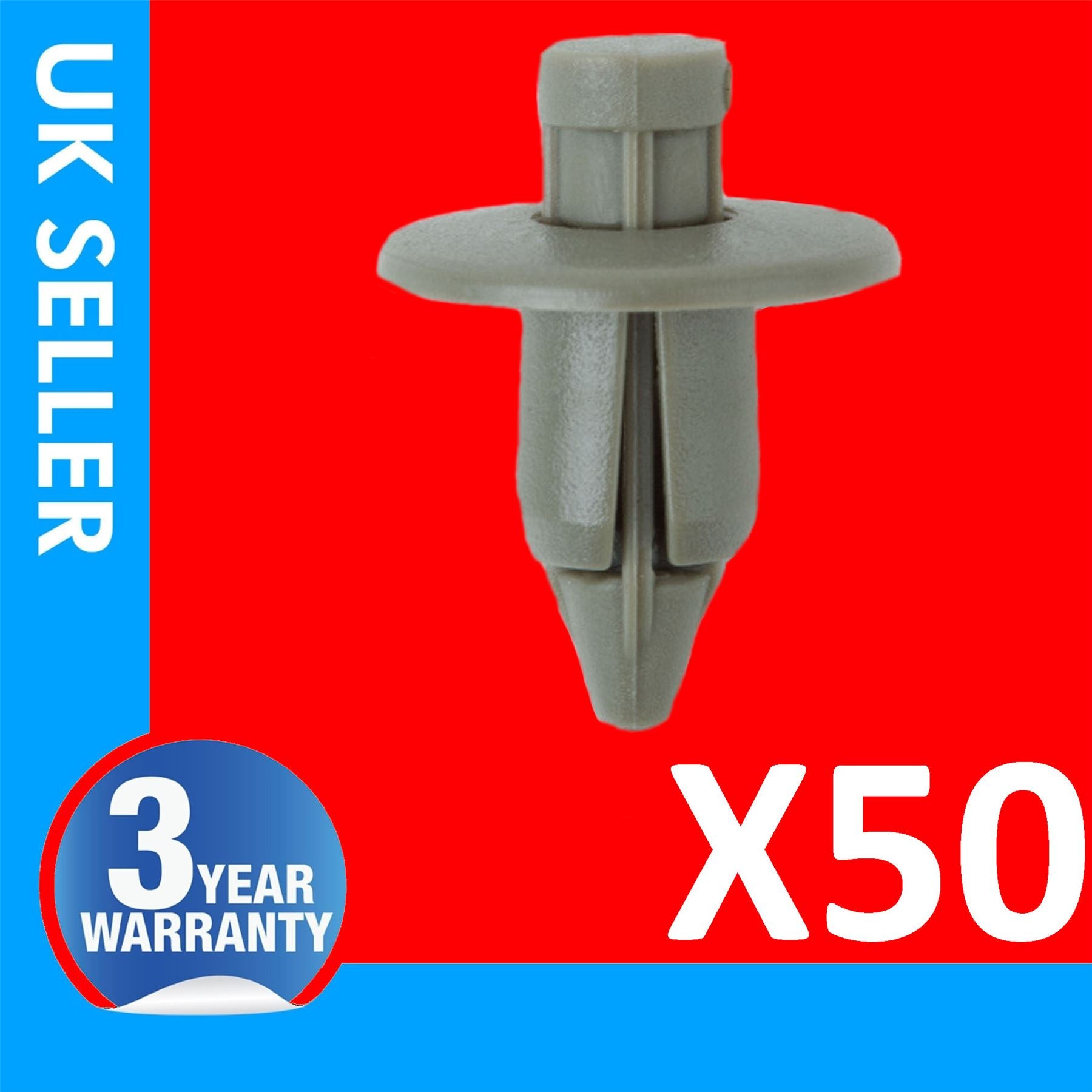 50X For Subaru Kia Side Moulding Panel Clips
