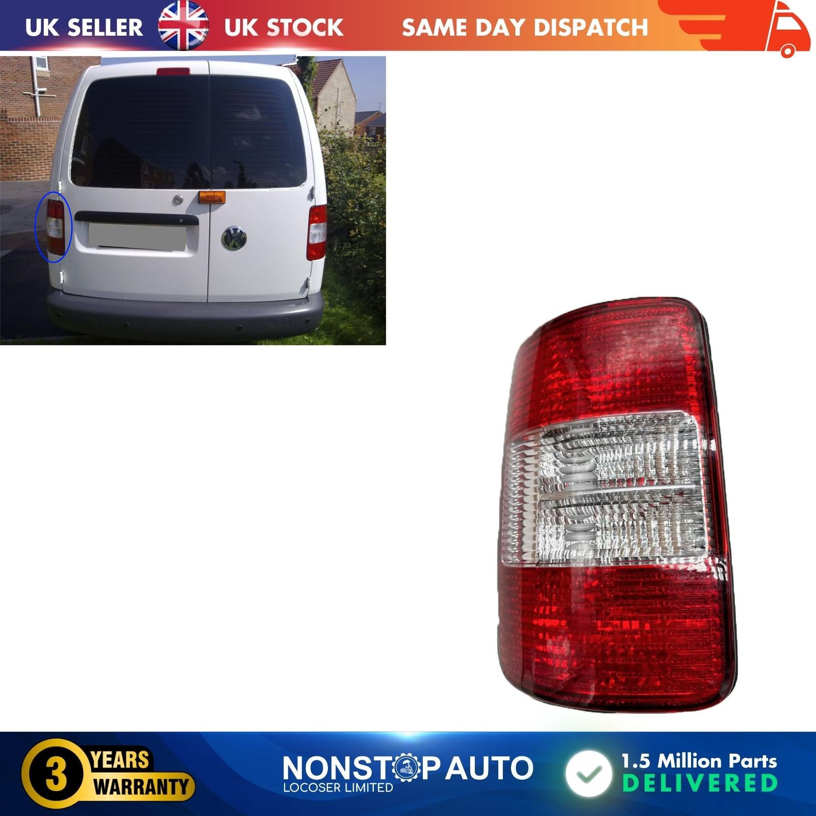 TAIL LIGHT LAMP LEFT SIDE For VOLKSWAGEN CADDY