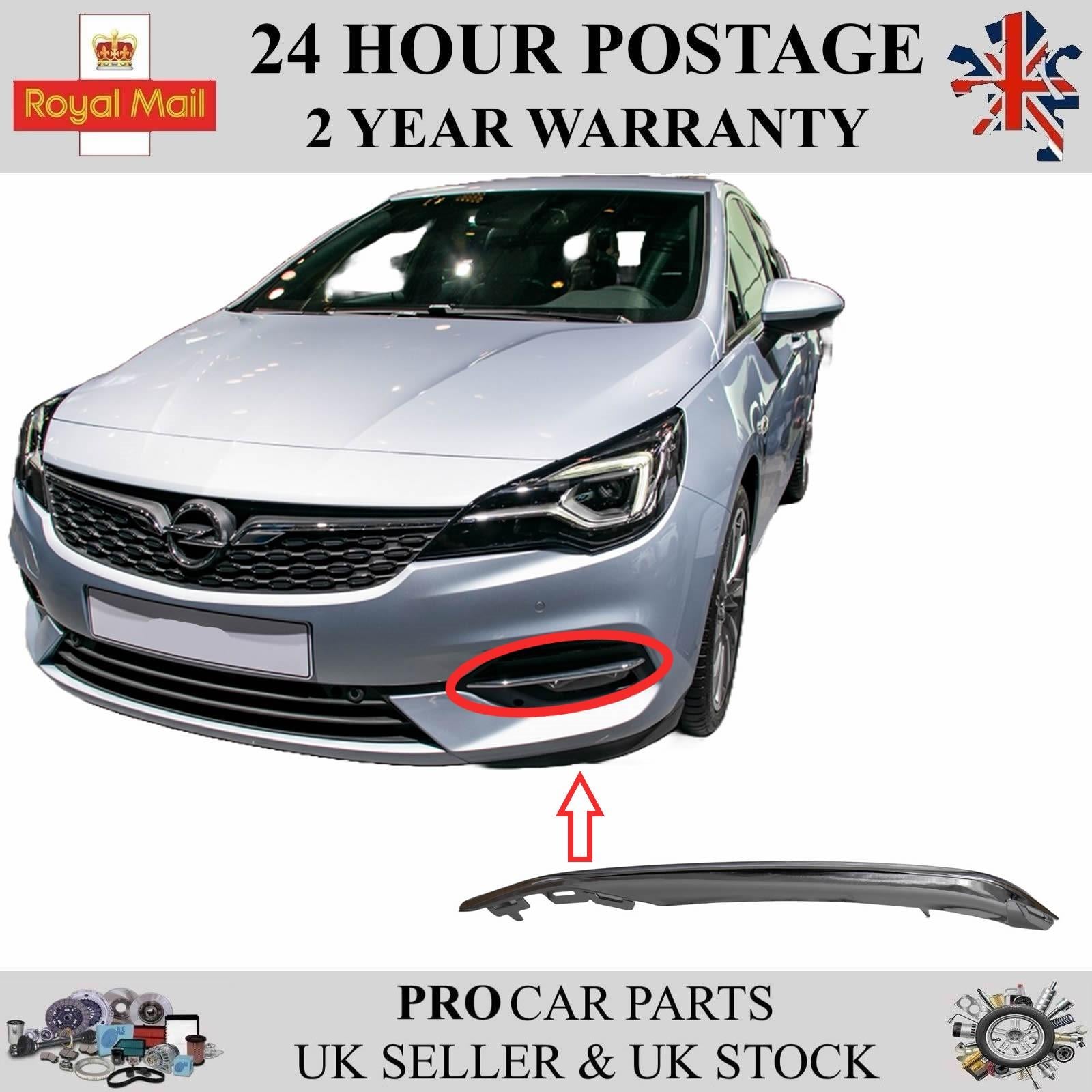 Fog Light Grill Moulding Front Left For VAUXHALL Astra K 2019-2022 39206357