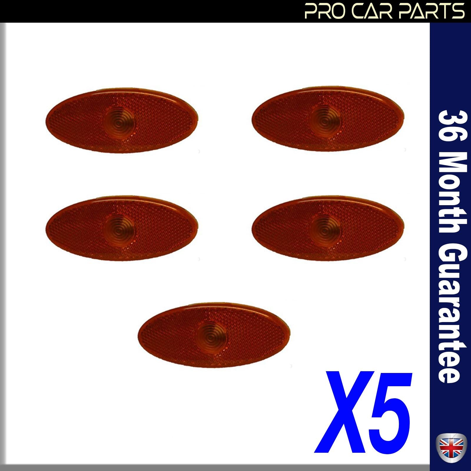 5X Side Door Panel Moulding Indicator Lens Fits NISSAN NV400 VAUXHALL Movano RENAULT Master III