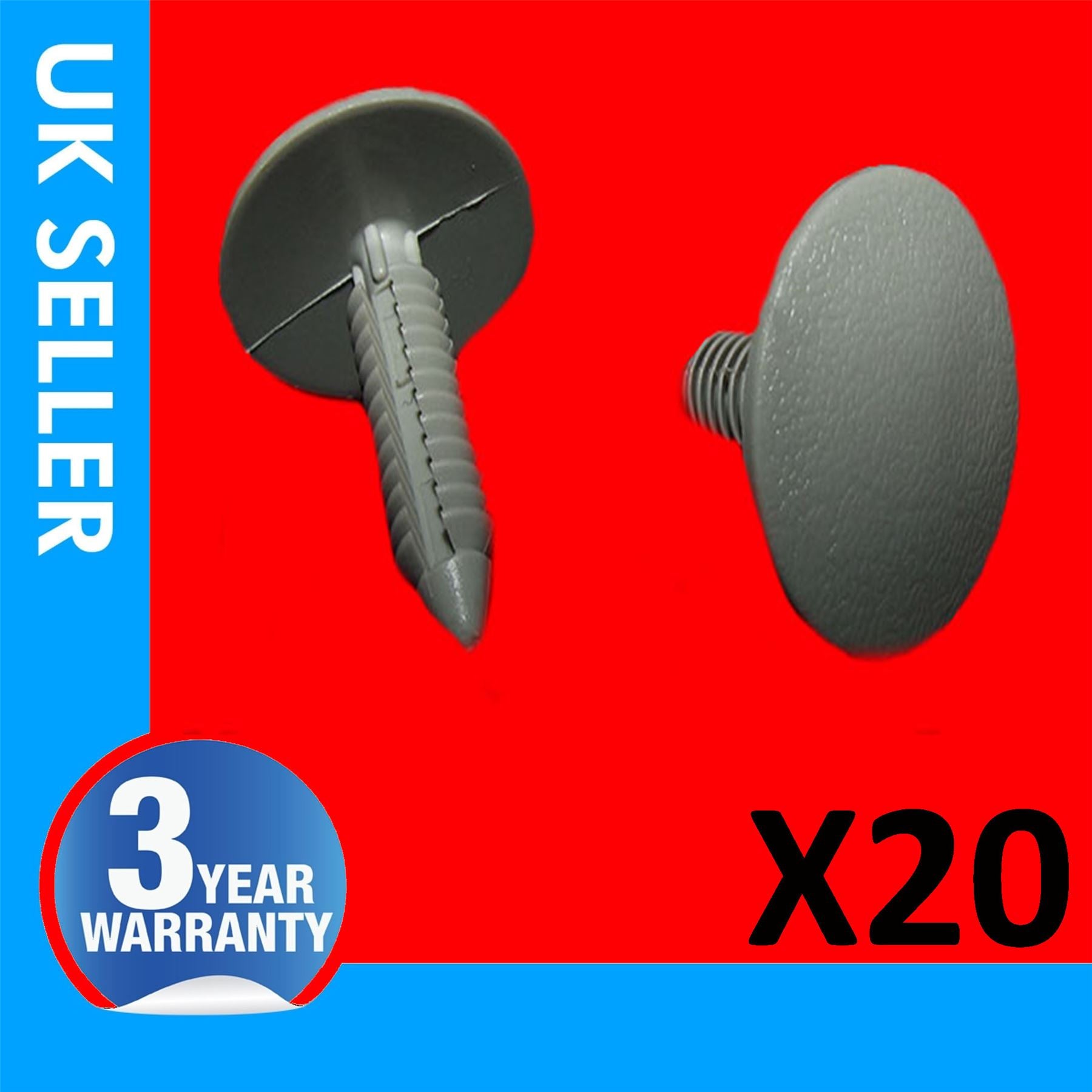 20X FOR FORD TRANSIT CONNECT WHEEL ARCH COVER SPLASHSHIELD  PANEL RETAINER Clips