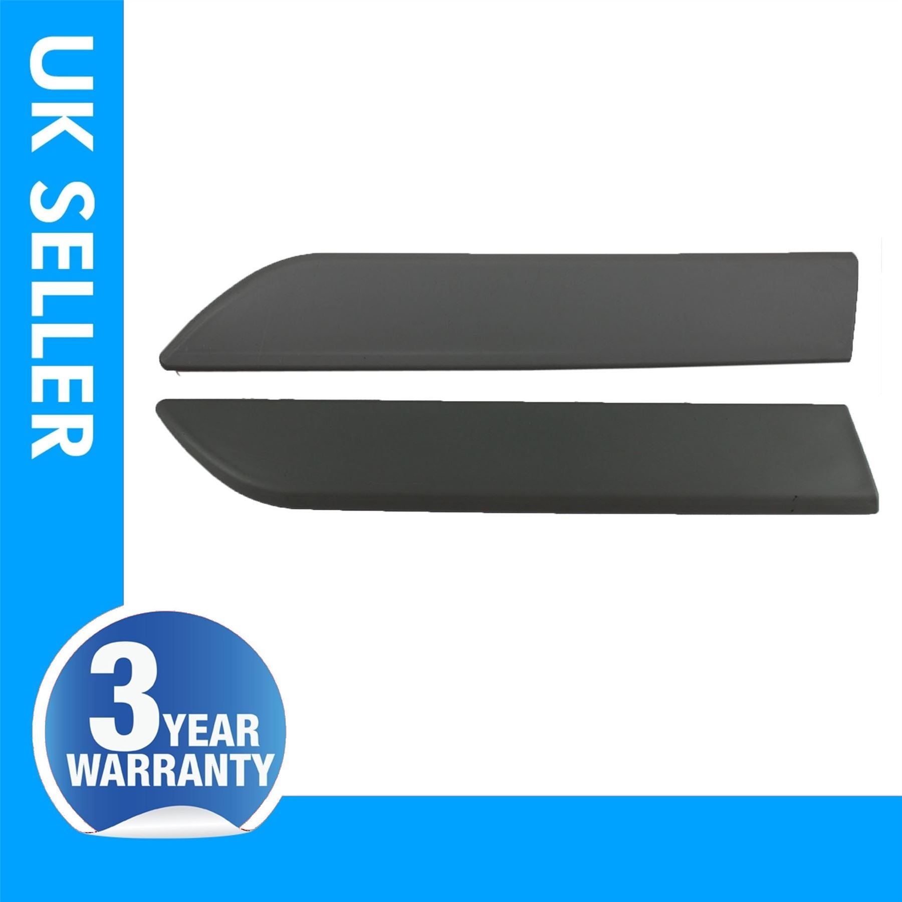 2 X Rear Door Panel Moulding Strap Paintable Vauxhall  Opel Corsa D 5172431