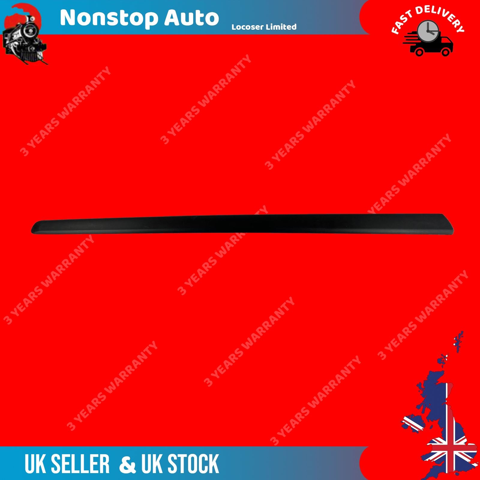DOOR moulding PANEL TRIM STRAP RIGHT SIDE FITS FIAT 500 735488138