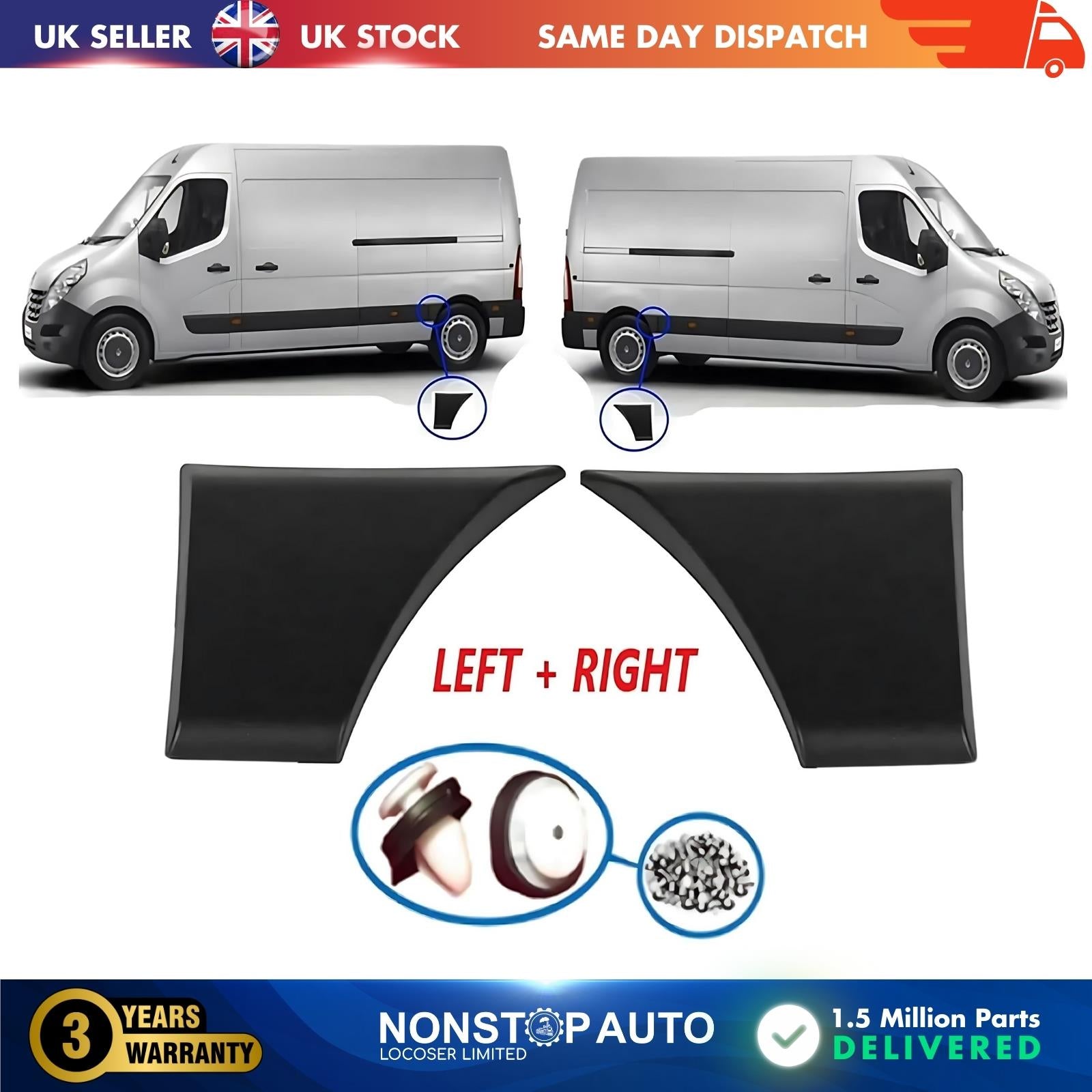 DOOR MOULDING STRIP PANEL REAR LEFT RIGHT SIDE FOR  NISSAN NV400 768F30004R
