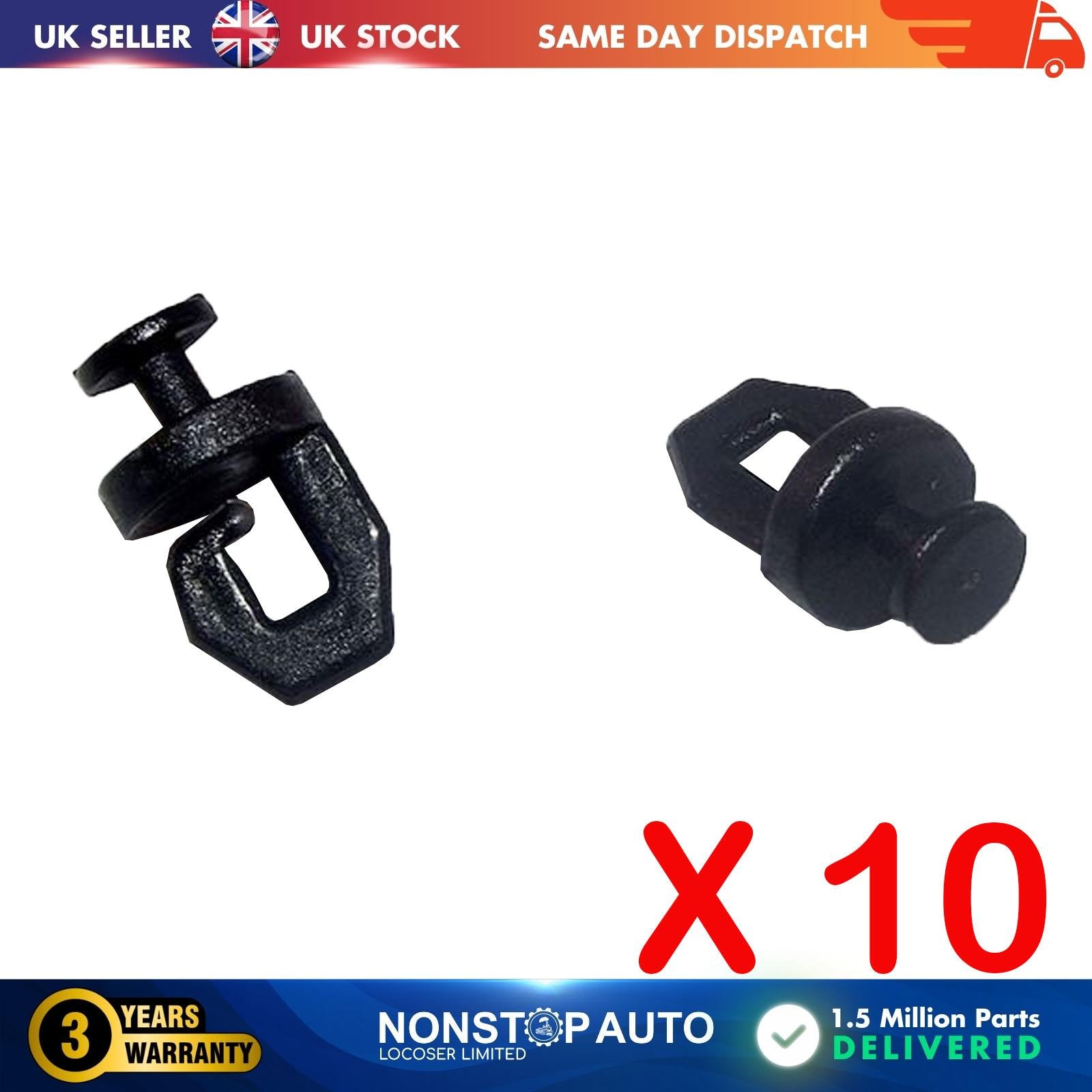 10x Curtain Clips For FORD
