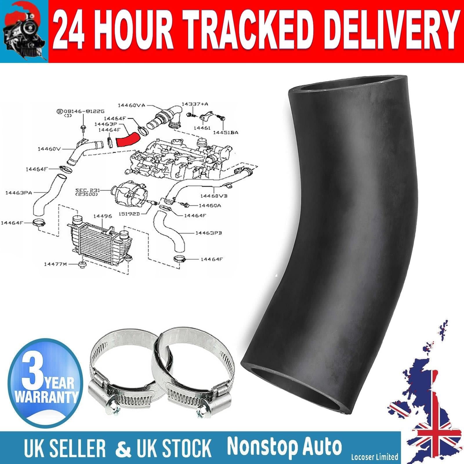 TURBO INTERCOOLER HOSE PIPE FOR NISSAN CUBE JUKE NV200 1.5 DCI 14463EM00B