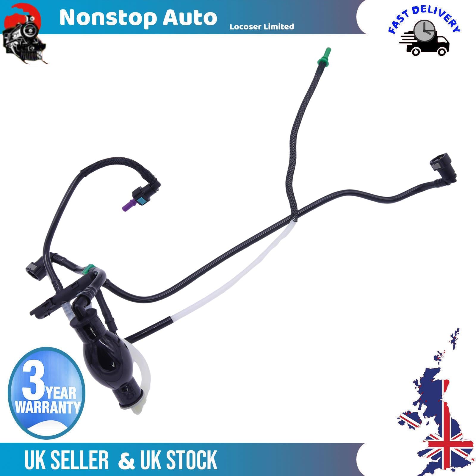 Fuel Line Pipe With Primer Pump For CITROEN C1 1.4 HDi 1574S8